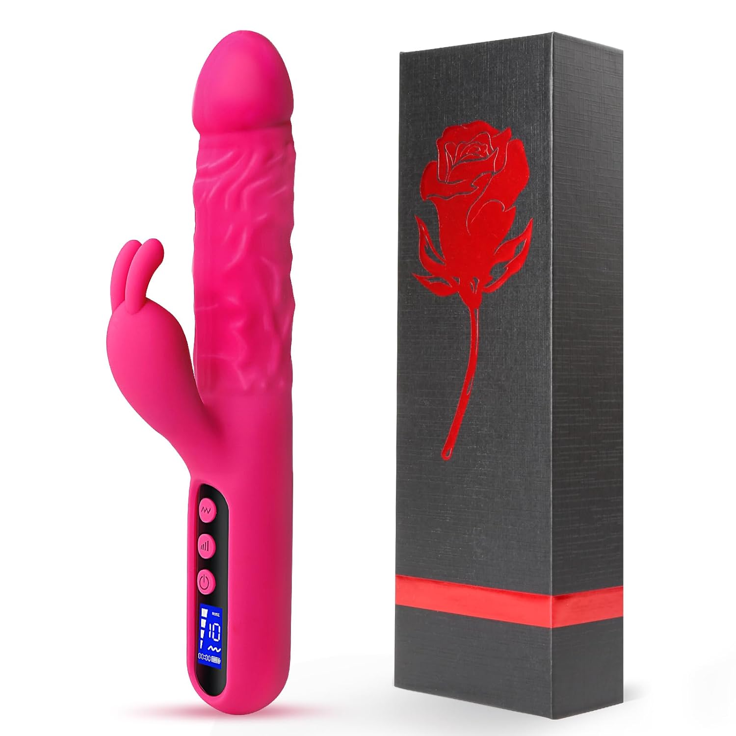 Rabbit Vibrator Adult Toys, G Spot Clitoral Vibrator Dildo