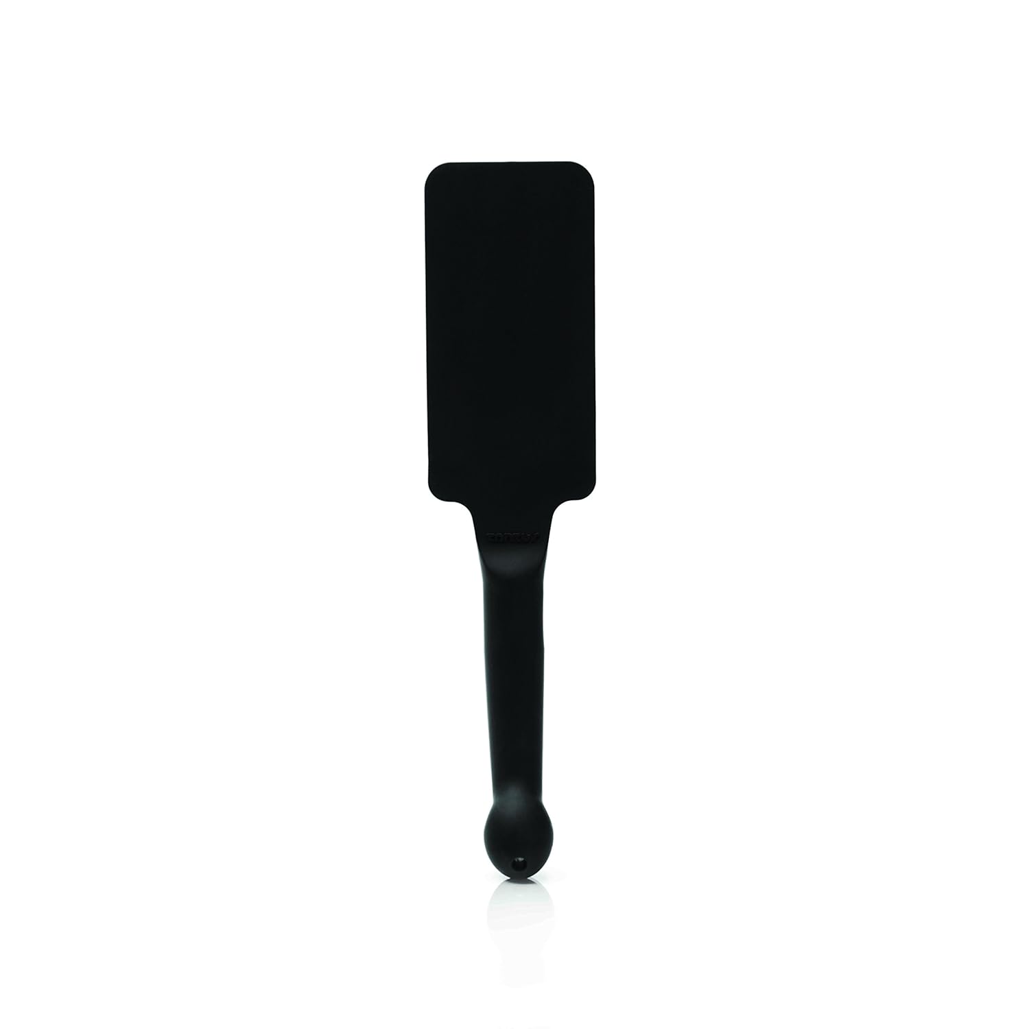 Ultra-Premium Silicone Plunge Paddle with Dildo for BDSM & Foreplay, Satin Black