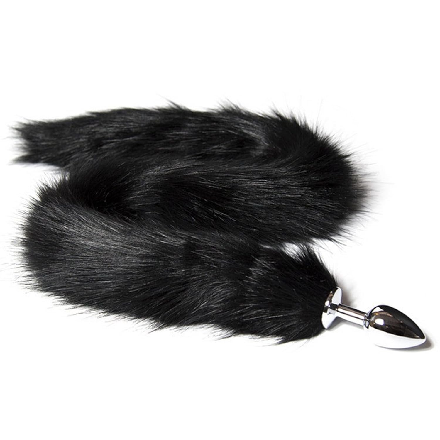 31.5Inches Long Fox Tail Butt Plug Anal Plug Animal Tail Role Play Sex