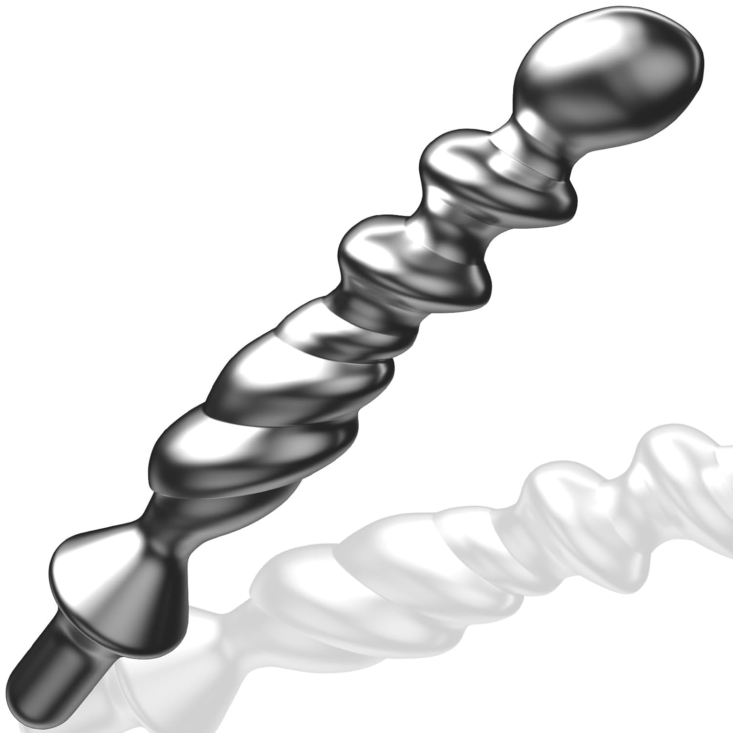 Metal G-Spot Dildo - Bumpy Anal Plug Butt Plug Dilator Aluminum