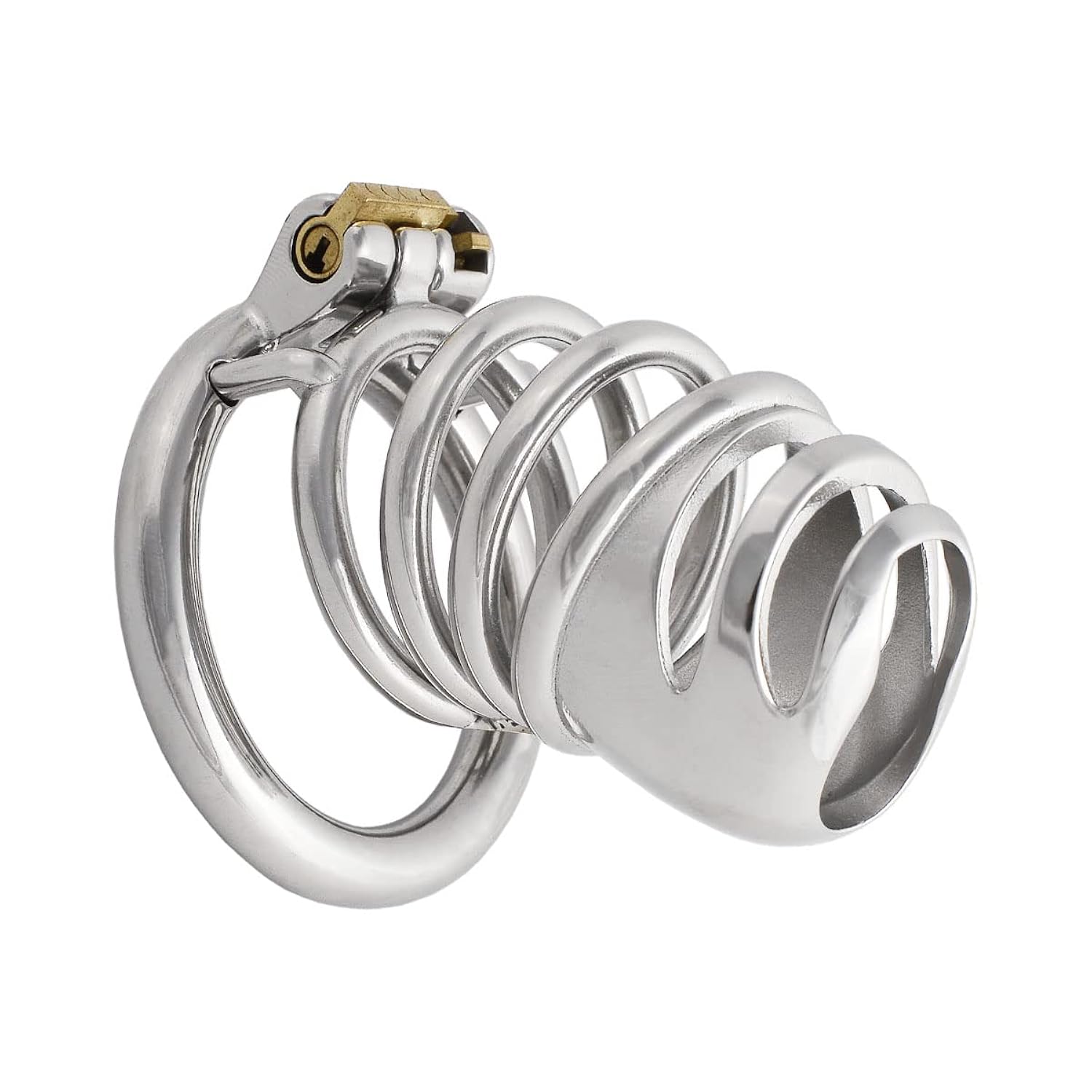 Male'S Stainless Steel Chasity Cages Device Trainer Kit For Adult Game