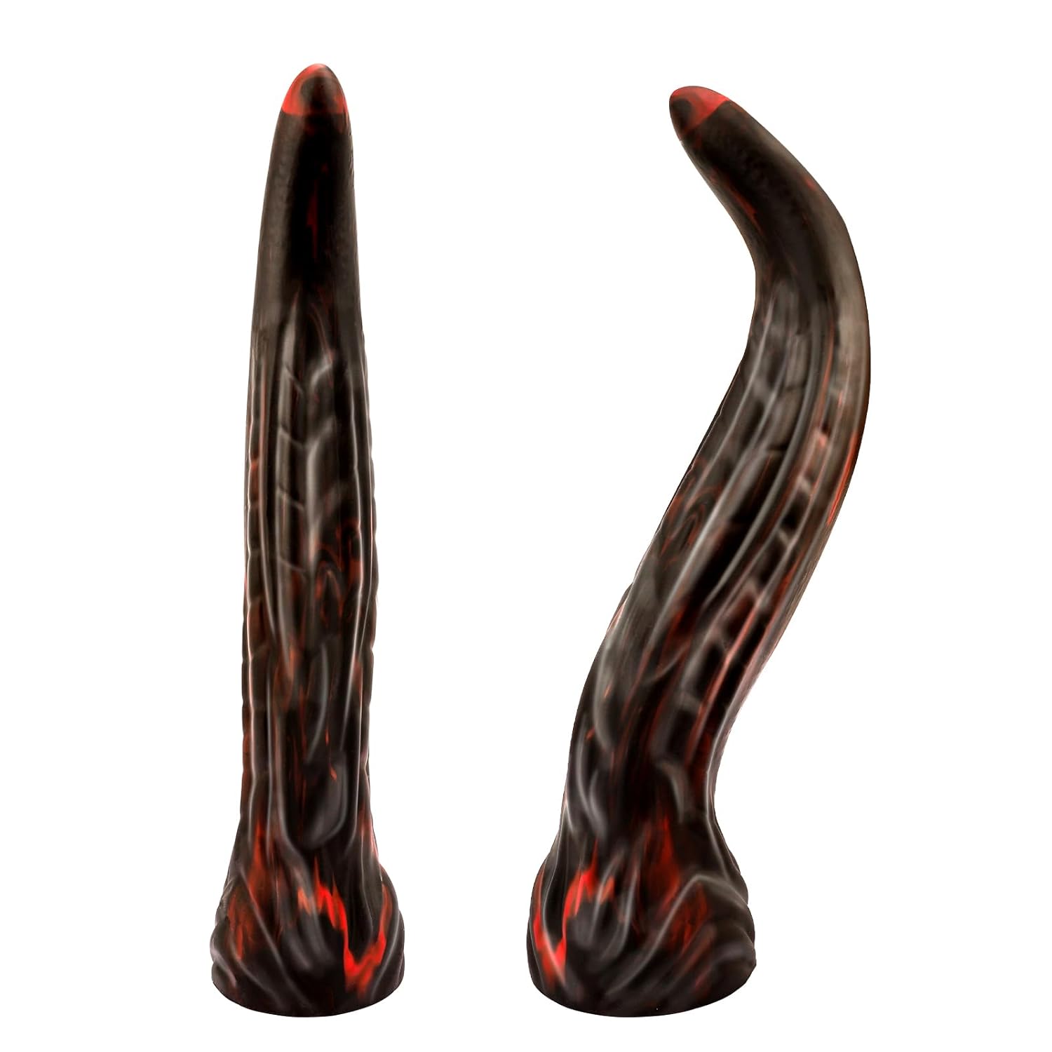 14.5" Realistic Silicone Anal Plug Dildo with Suction Cup for G-Spot