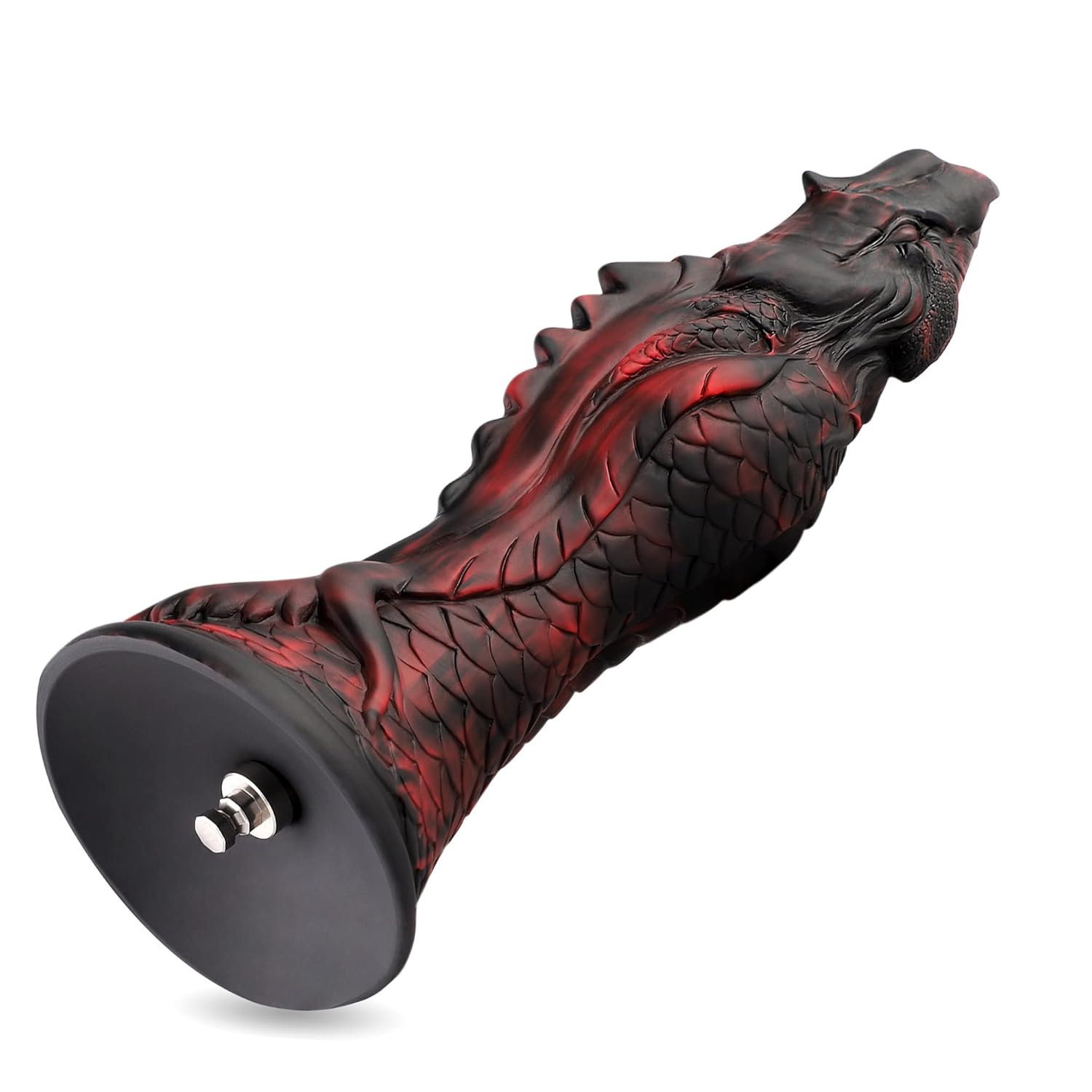 10.2 Silicone Dildo, 7.8 Insertable Length With Kliclok System