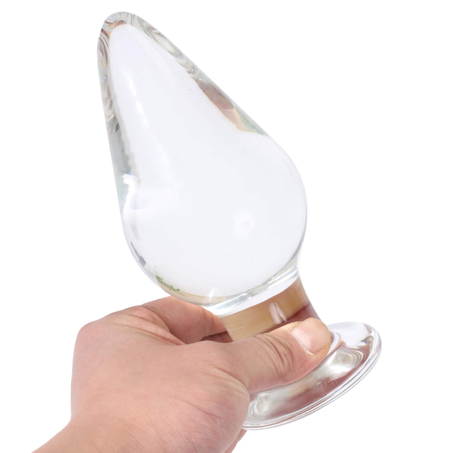 Huge Head Glass Butt Plug Crystal Anal Plug Bum Plug Bomb Plug Anal