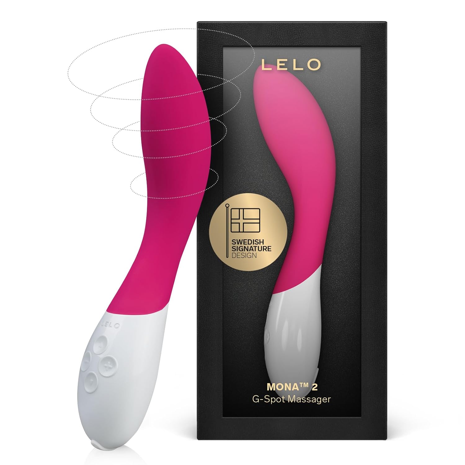Mona 2 G Spot Vibrator for Women Curved Adult Toy 6 Intensity Modes
