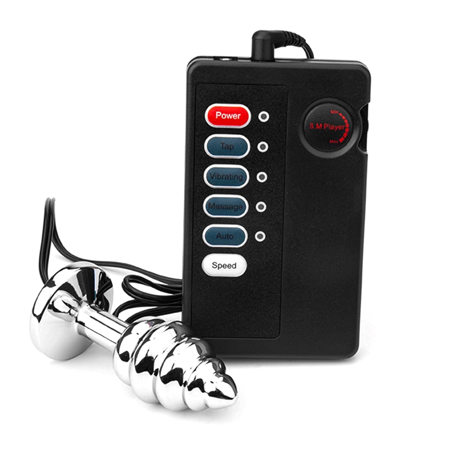 Anal Butt Plug Inserting Toys Sex Toys Electric Shock Metal Thread