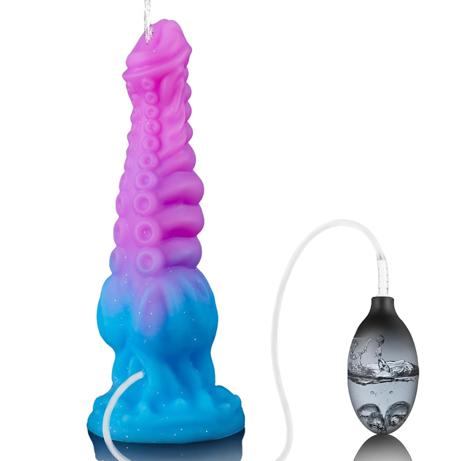 9.7" Squirting Dildo Monster Dildo, Tentacle Dildo Fantasy Dildo