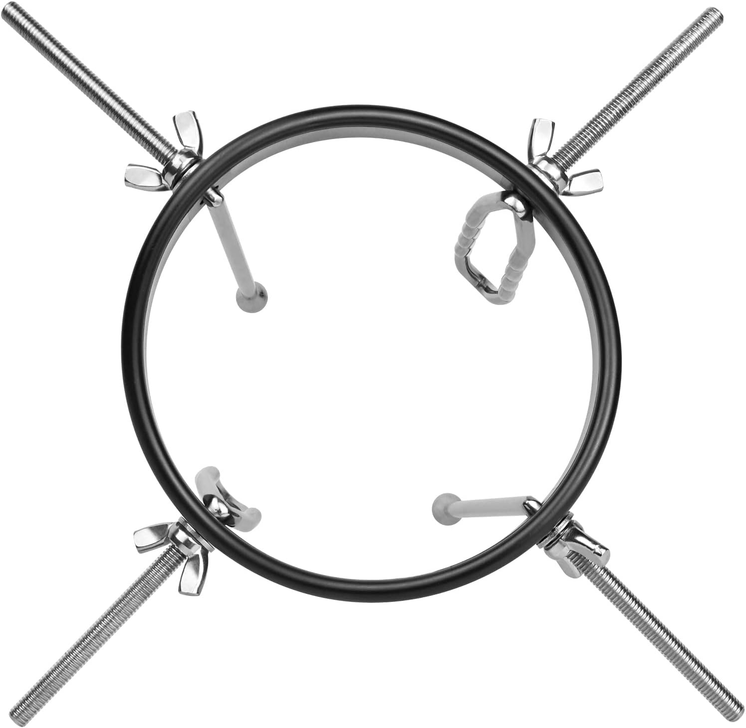 Round Anal & Vaginal Dilator - Stainless Steel + Resin, BDSM, Enema Cleaning