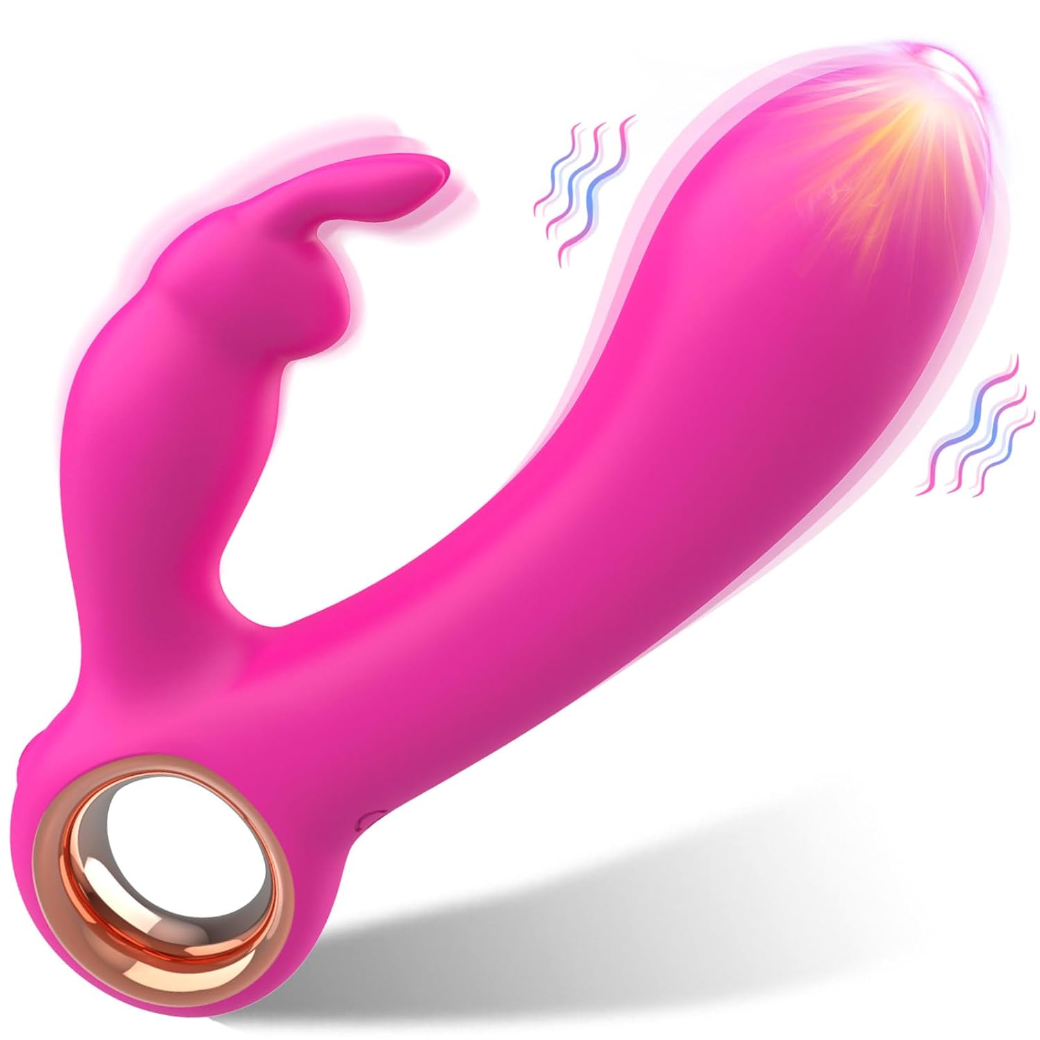 G Spot Rabbit Vibrator For Women - 2 In 1 Anal Vibrating Realistic