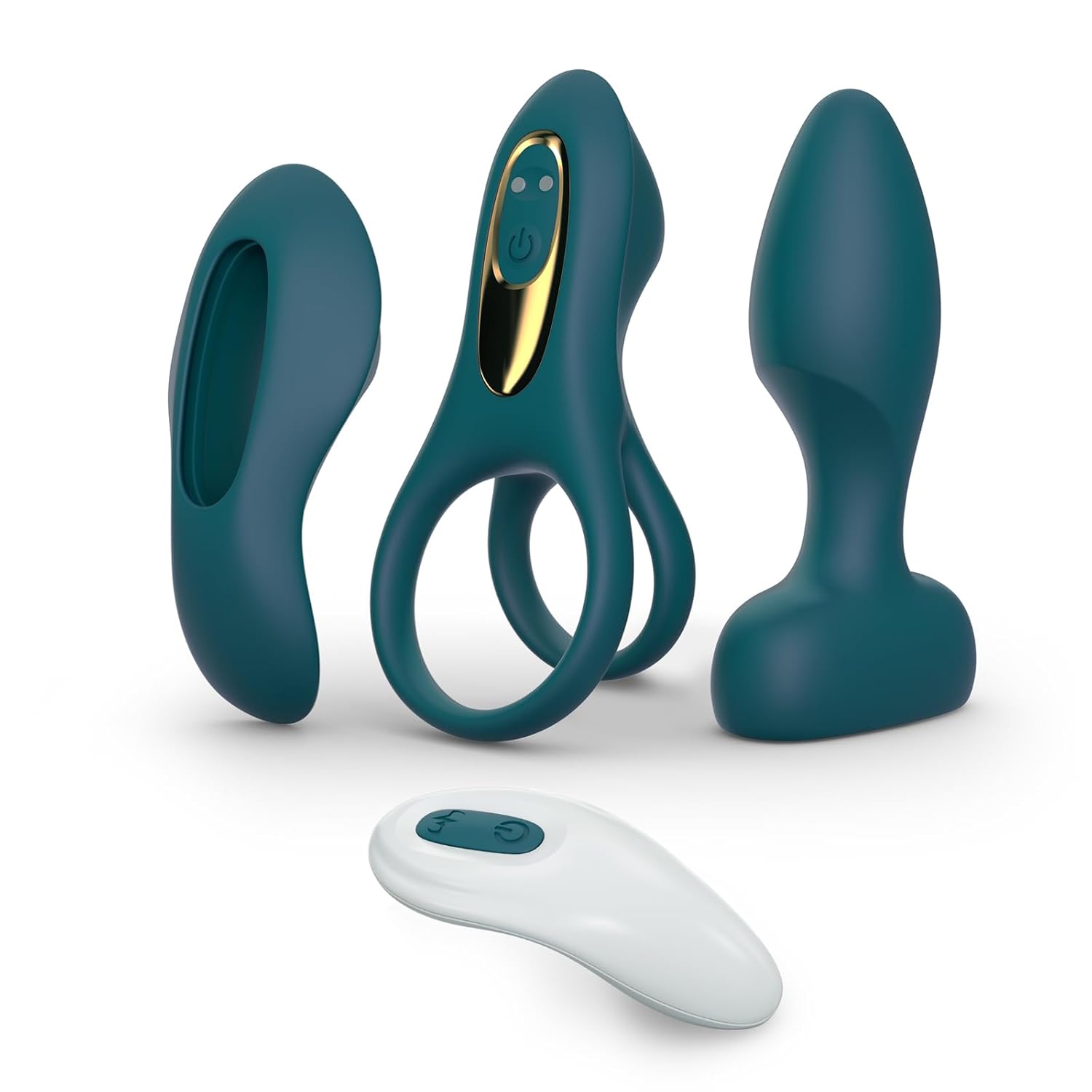 Vibrator Set - 4-Piece Remote Adult Toys for Couples