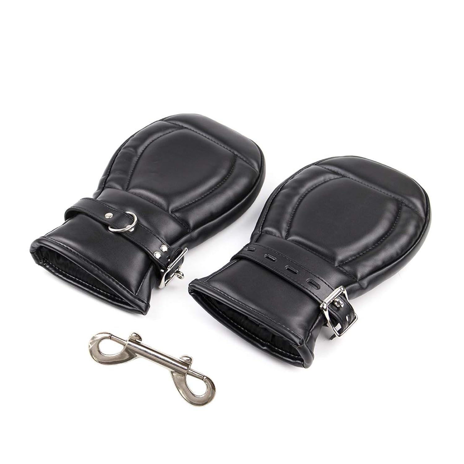 Leather Restraints Mitts Adult Sm Game Boxing Hand Wraps Bondage Hand