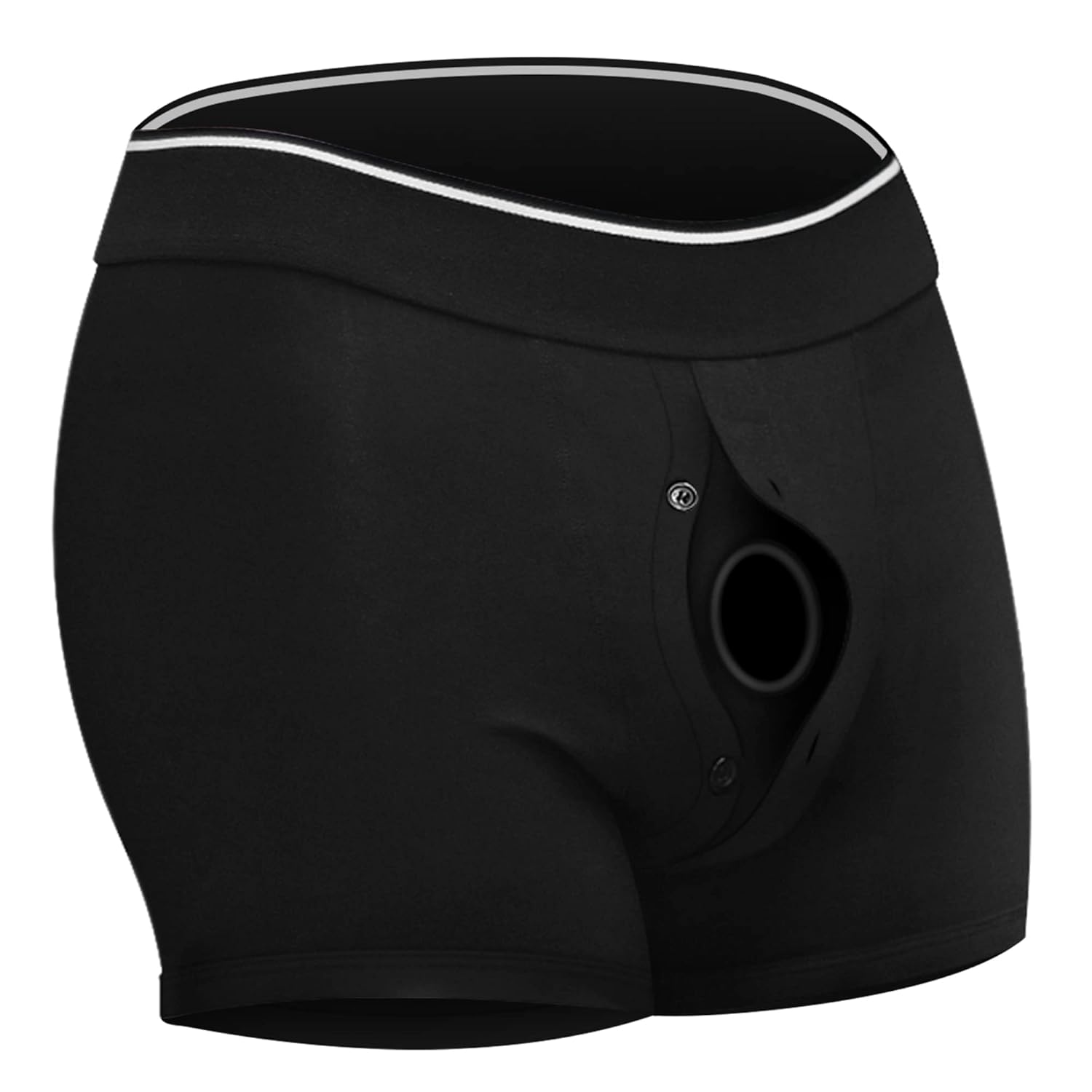 Strap-On Harness Shorts for Couples - Unisex Pegging Boxers (XL/XXL)