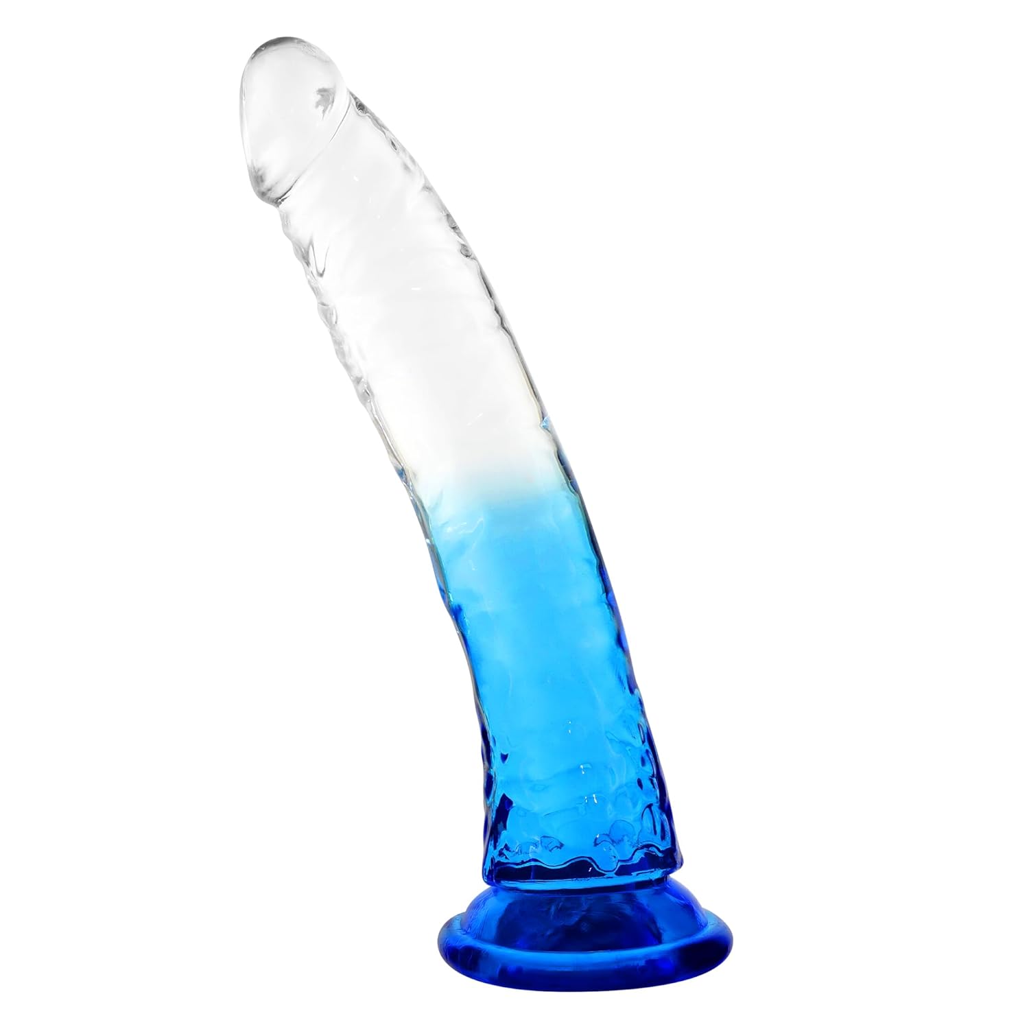 Realistic Big Dildo,8.66 Inch Crystal Huge Dildos With Strong Suction
