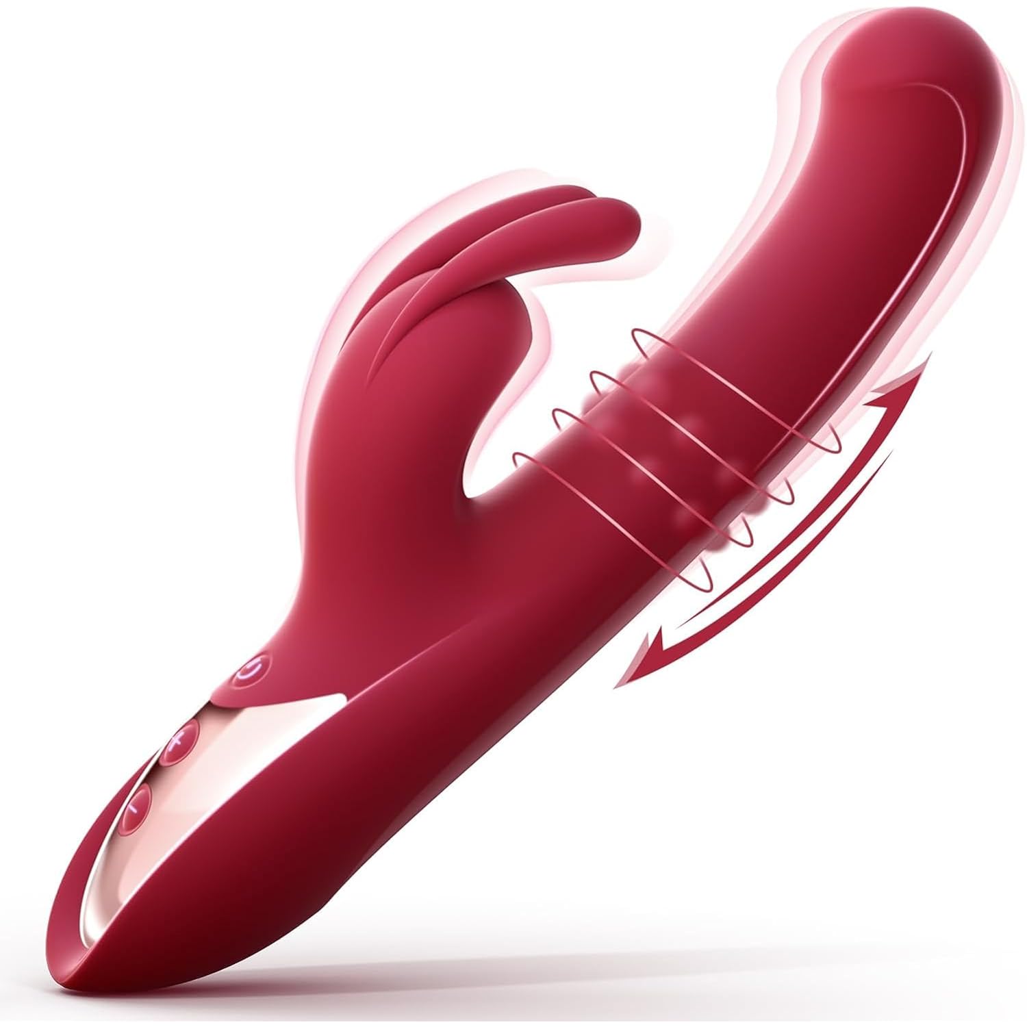 Thrusting Dildo Vibrator Adult Sex Toys, 4In1 G Spot Rabbit Vibrators
