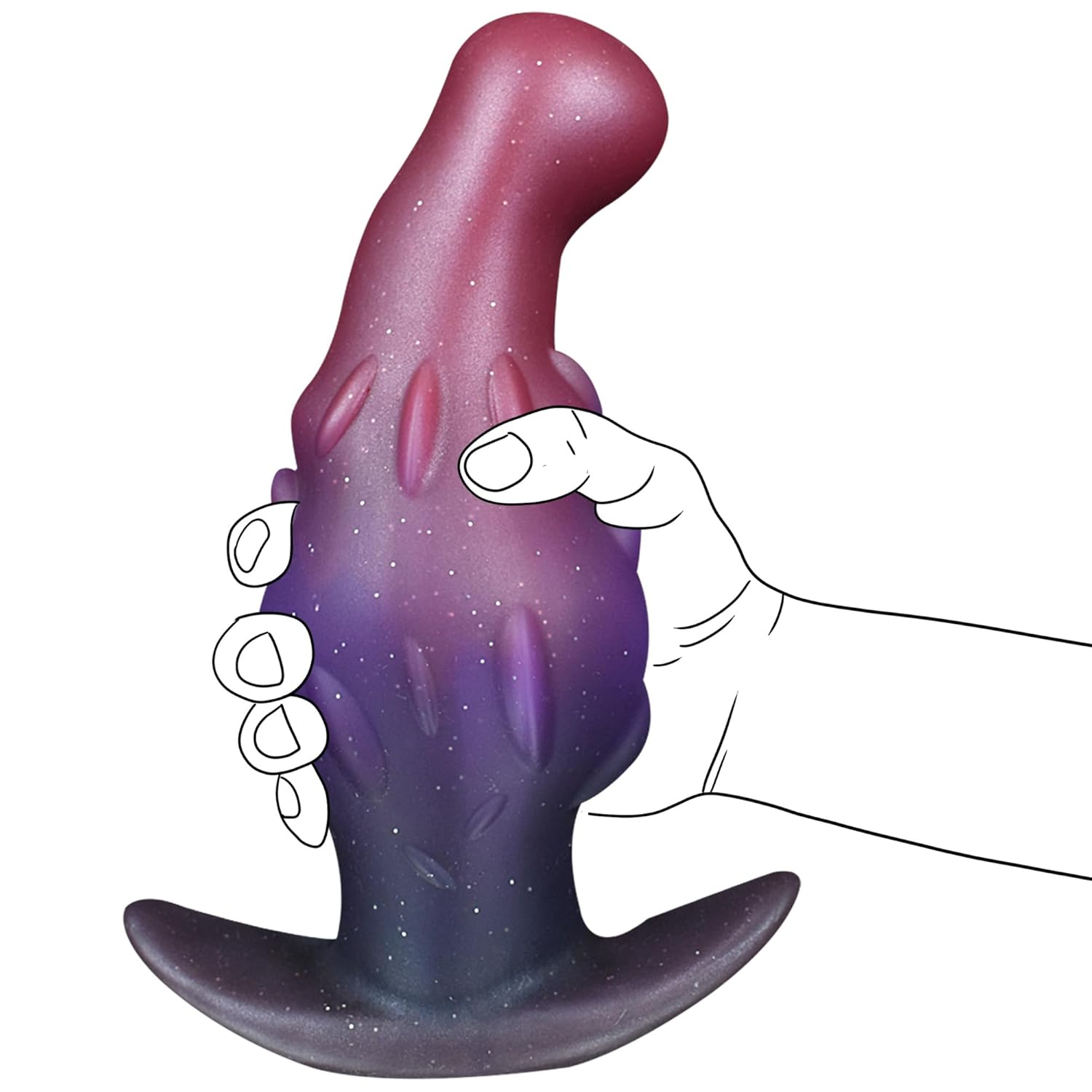 7.50In Large Butt Plug Silicone Anal Plug, Xl Butt Plug Huge Prostate