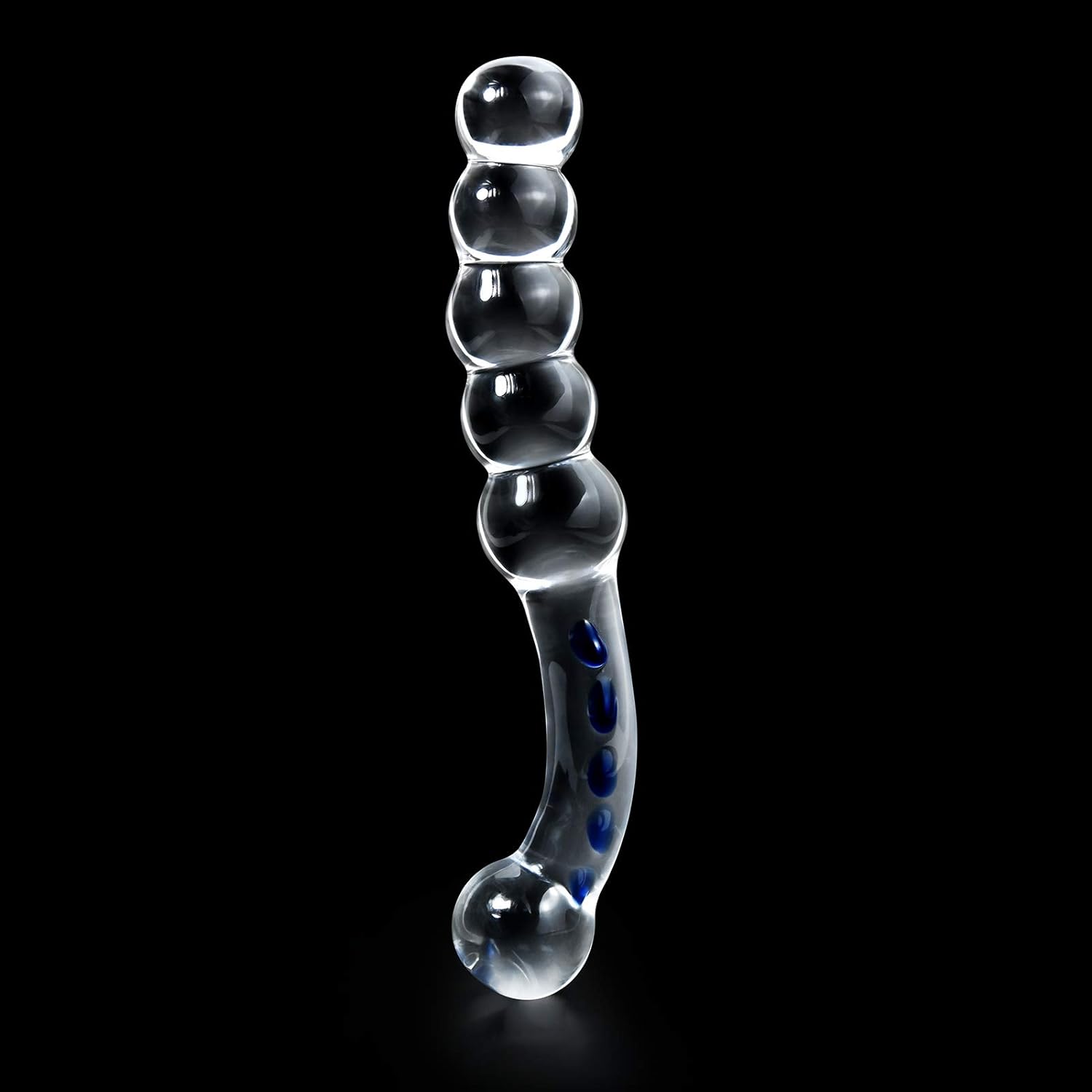 Crystal Glass Dildo Penis Anal Beads Butt Plug Masturbation Personal