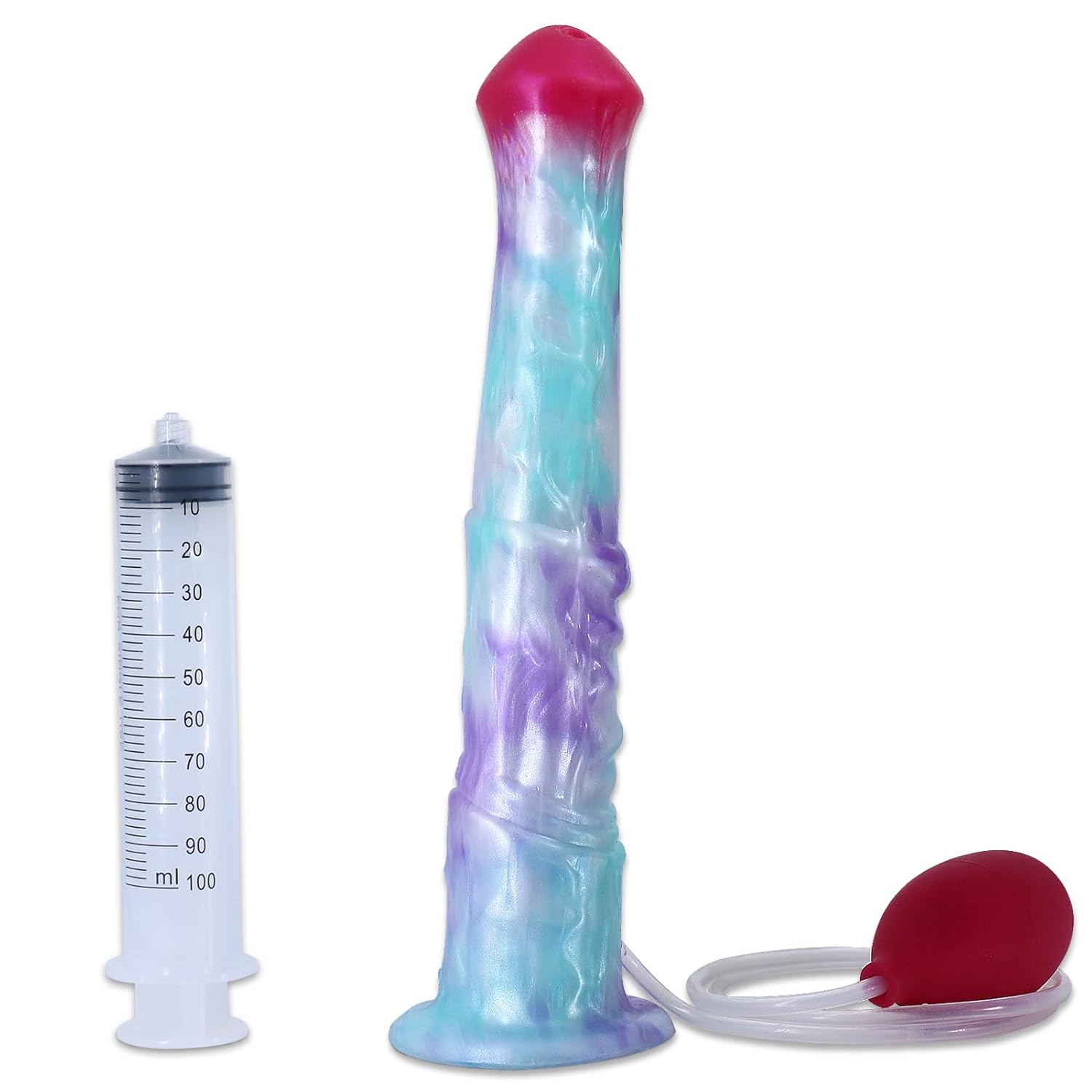 Realistic Horse Dildo, 12Inch Long Squirting Dildo With Suction
