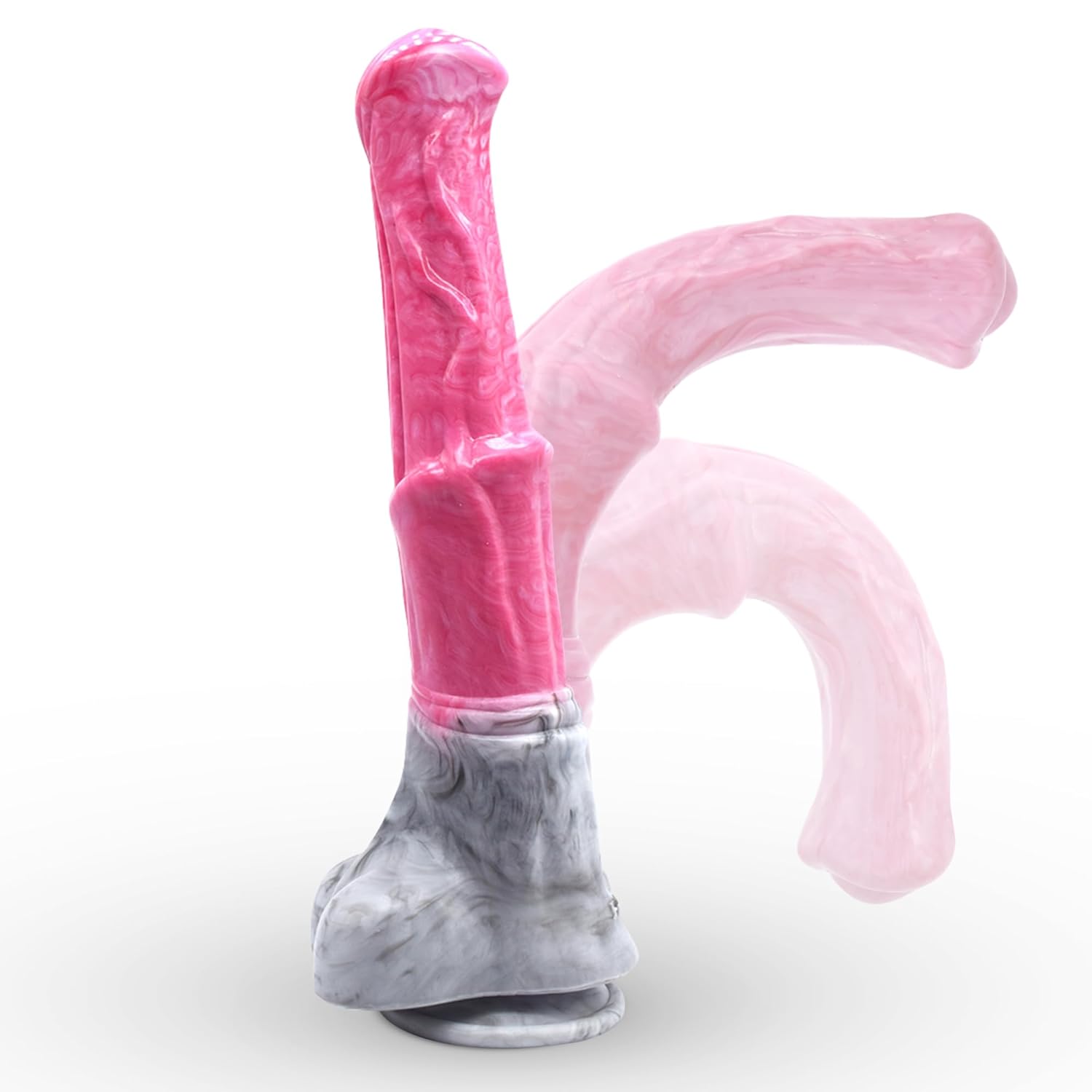 12" Horse Dildo - Realistic Silicone Monster with Suction Cup, Long and Thick Anal Toy