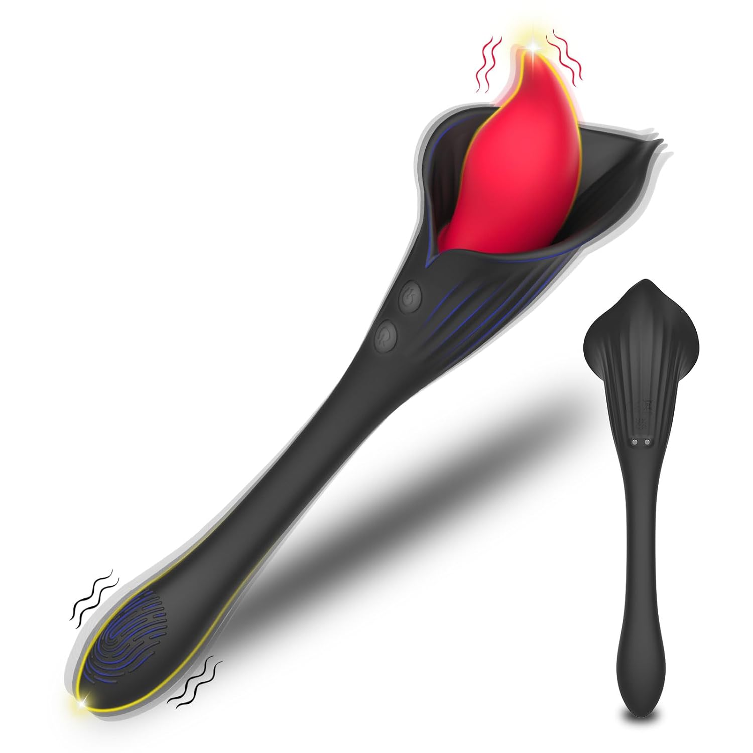 G-Spot Clitoral Vibrator Sex Toys - 2 In 1 Powerful Nipple Vagina