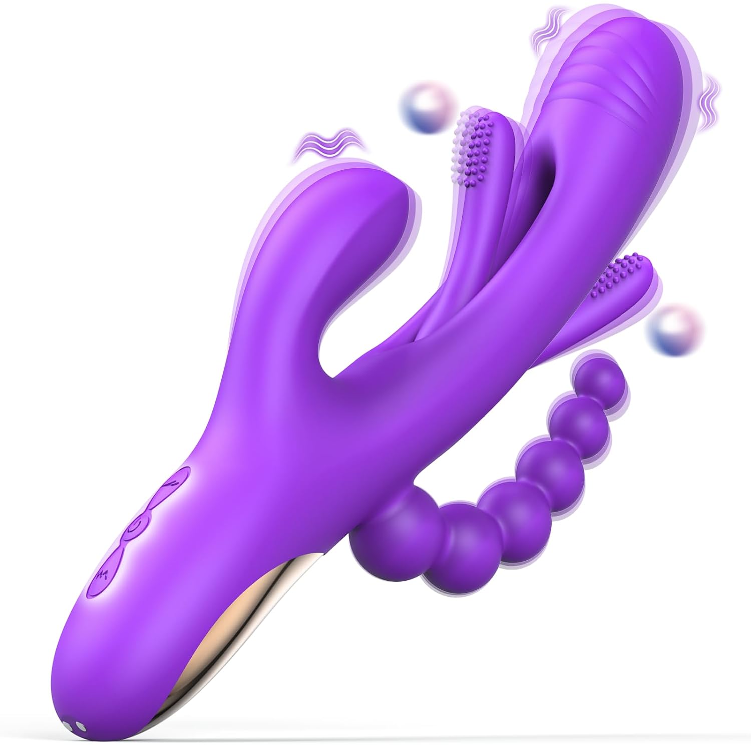 App Control Vibrator Sex Toy For Women-G Spot Vibrator Flapping Rabbit