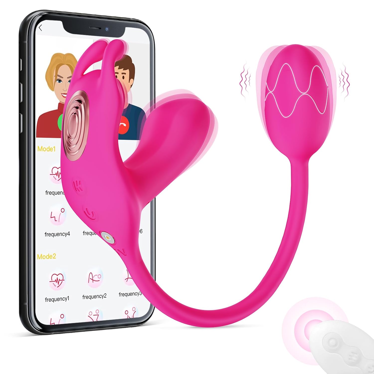 Women Sex Toys - Rabbit Vibrator Dildo And Anal Plug 3 In 1