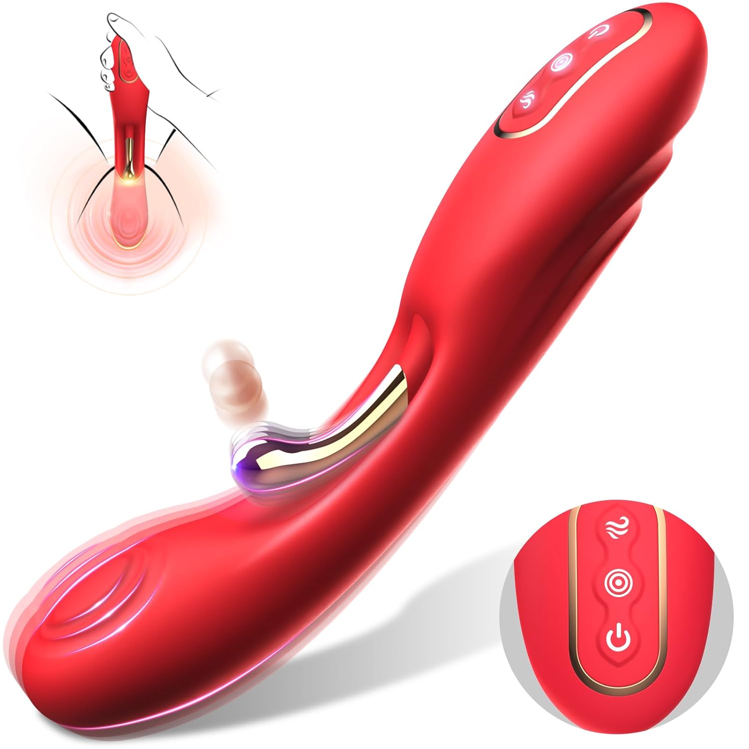 Adult Sex Toys Dildo Vibrator - Clitoral G Spot Dual Stimulate Rabbit