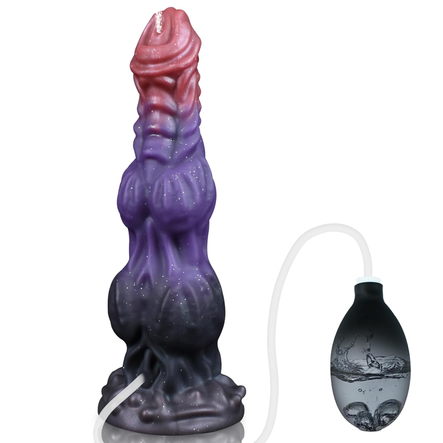 Fantasy Squirting Dildo, 9.6" with Strong Suction Cup
