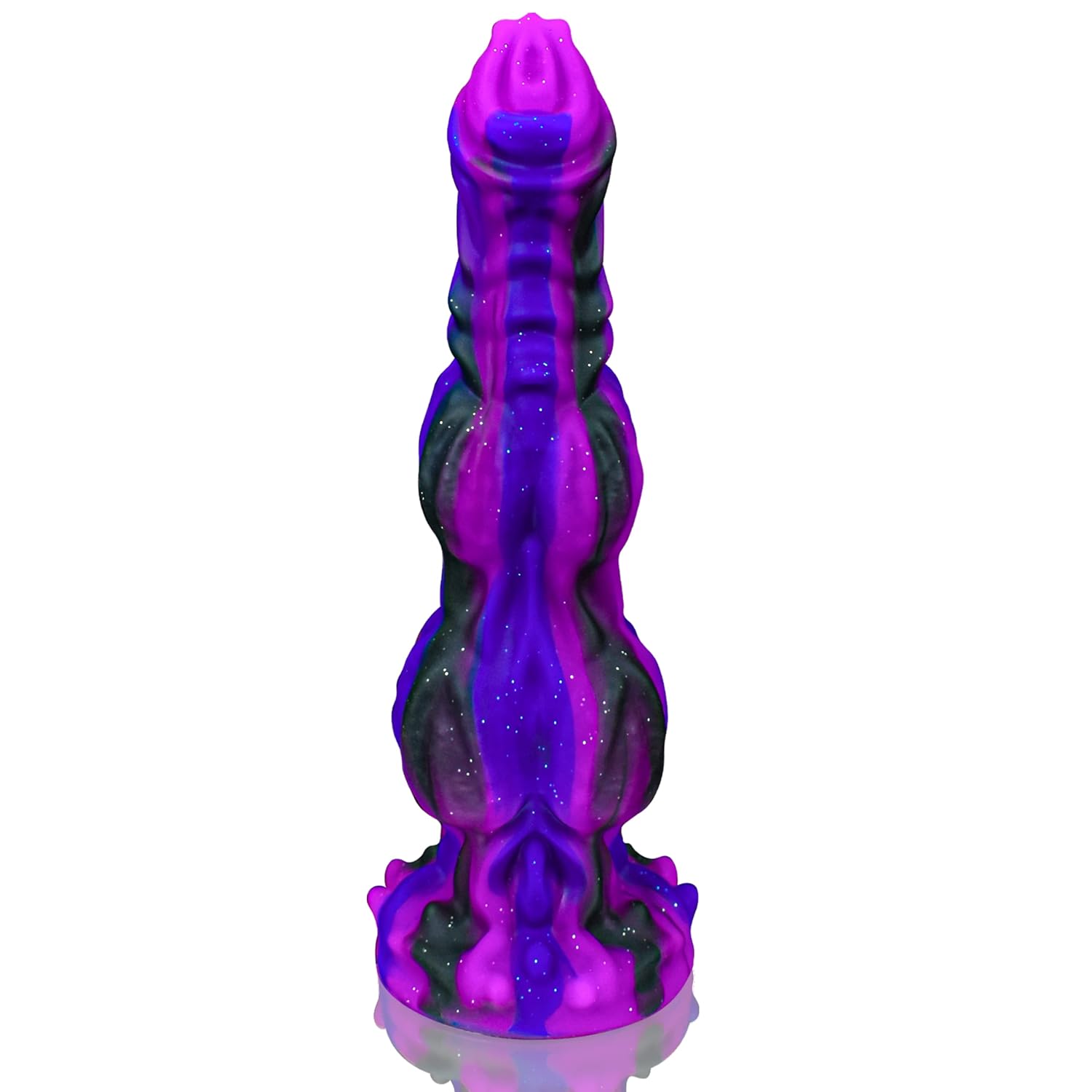 9.6" Horse Cock Dildo - Wide Fantasy Dildo with 2 Knots Suction Cup