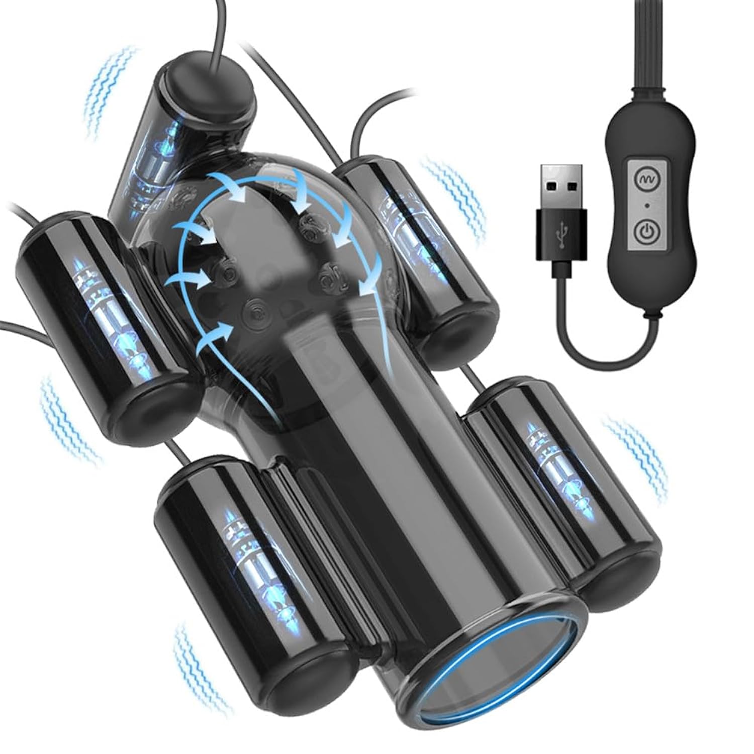 Men'S Penis Training Vibrator -Male Masturbator,10 Vibration Modes