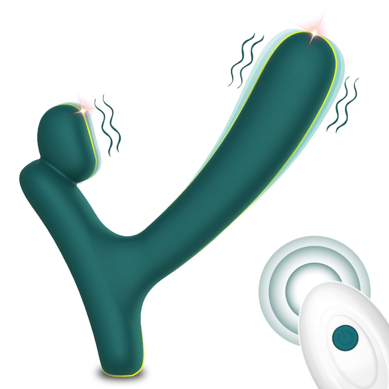 Clitoral G-Spot Anal Prostate Vibrator - 2 In 1 Vibrating Vaginal