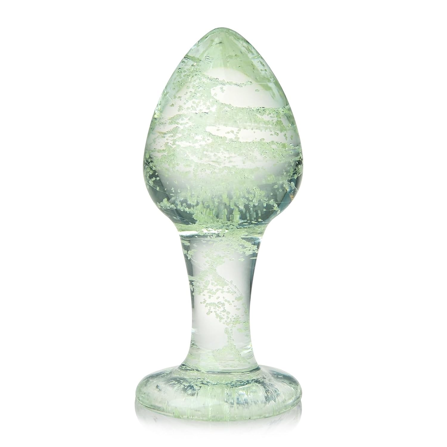 Glass Anal Plug Luminous Butt Plug Glass Plug G-Spot Stimulator