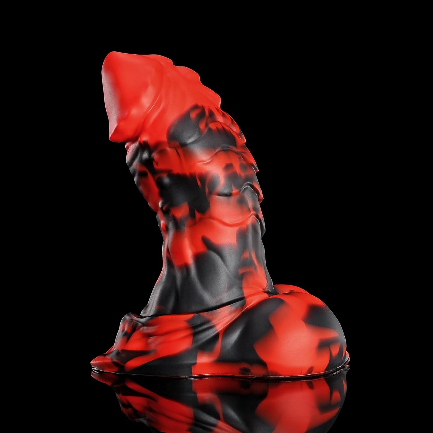 8.66" Huge Monster Dragon Giant Dildo, Fantasy Dildo Platinum Liquid