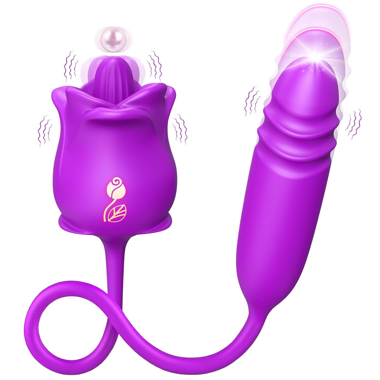 Rose Sex Toys For Women, 3 In 1 Rose Sex Stimulator For Women