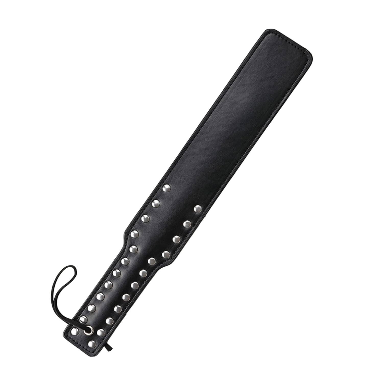 Quality Studded Spanking Paddles, 14.7Inch Faux Leather Paddle