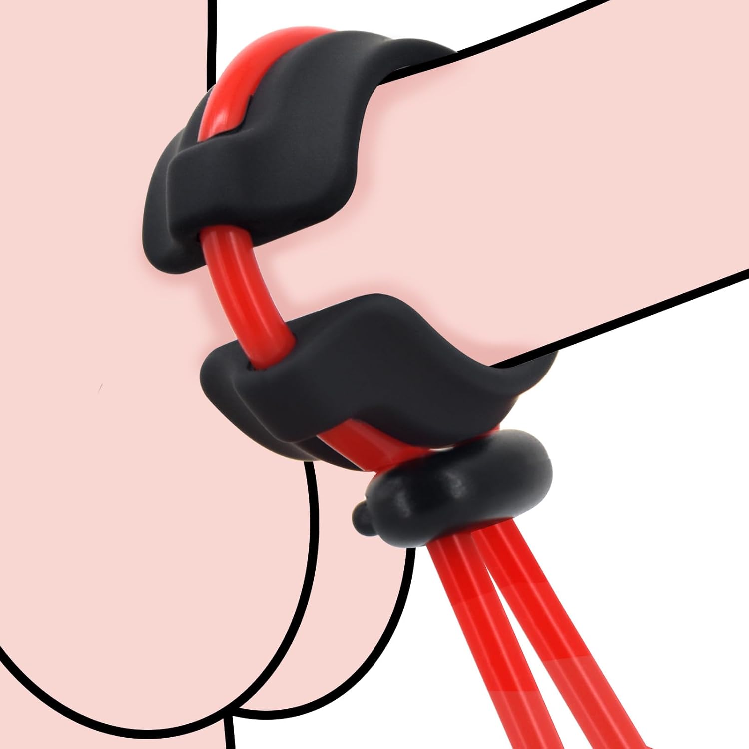 Adjustable Penis Ring - Silicone Cock Ring For Erection Enhancing Long