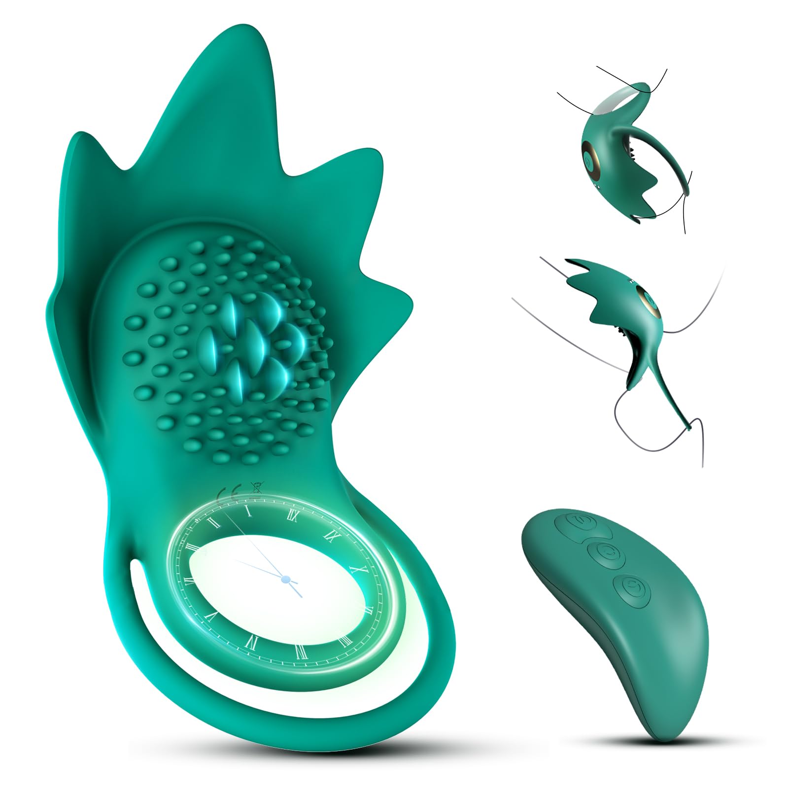 Vibrating Cock Ring with 10 Vibration Modes, USB Rechargeable G-Spot