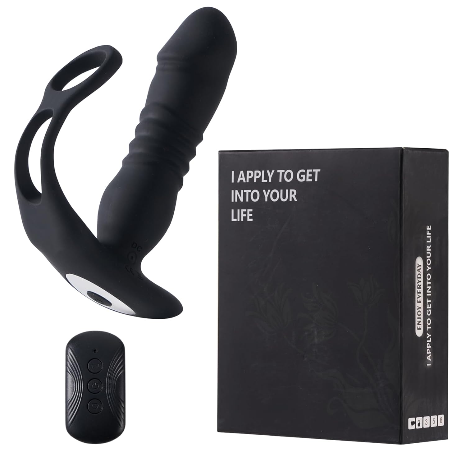 Sex Toy Prostate Massage Anal Vibrator 10 Thrust Vibration Modes