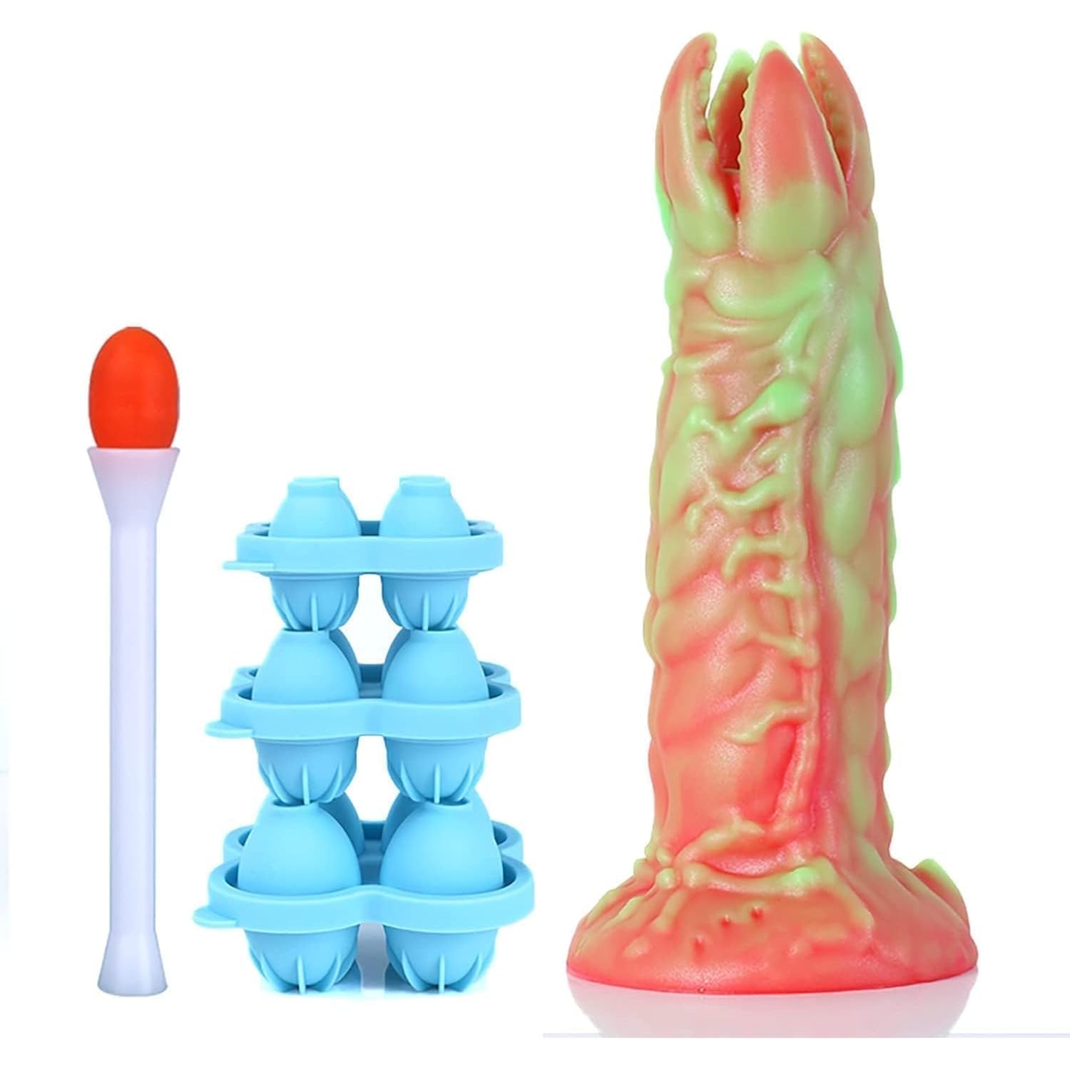 6.7" ?Zerger?Ovipositor Dildo With Suction Cup, Anal Plug