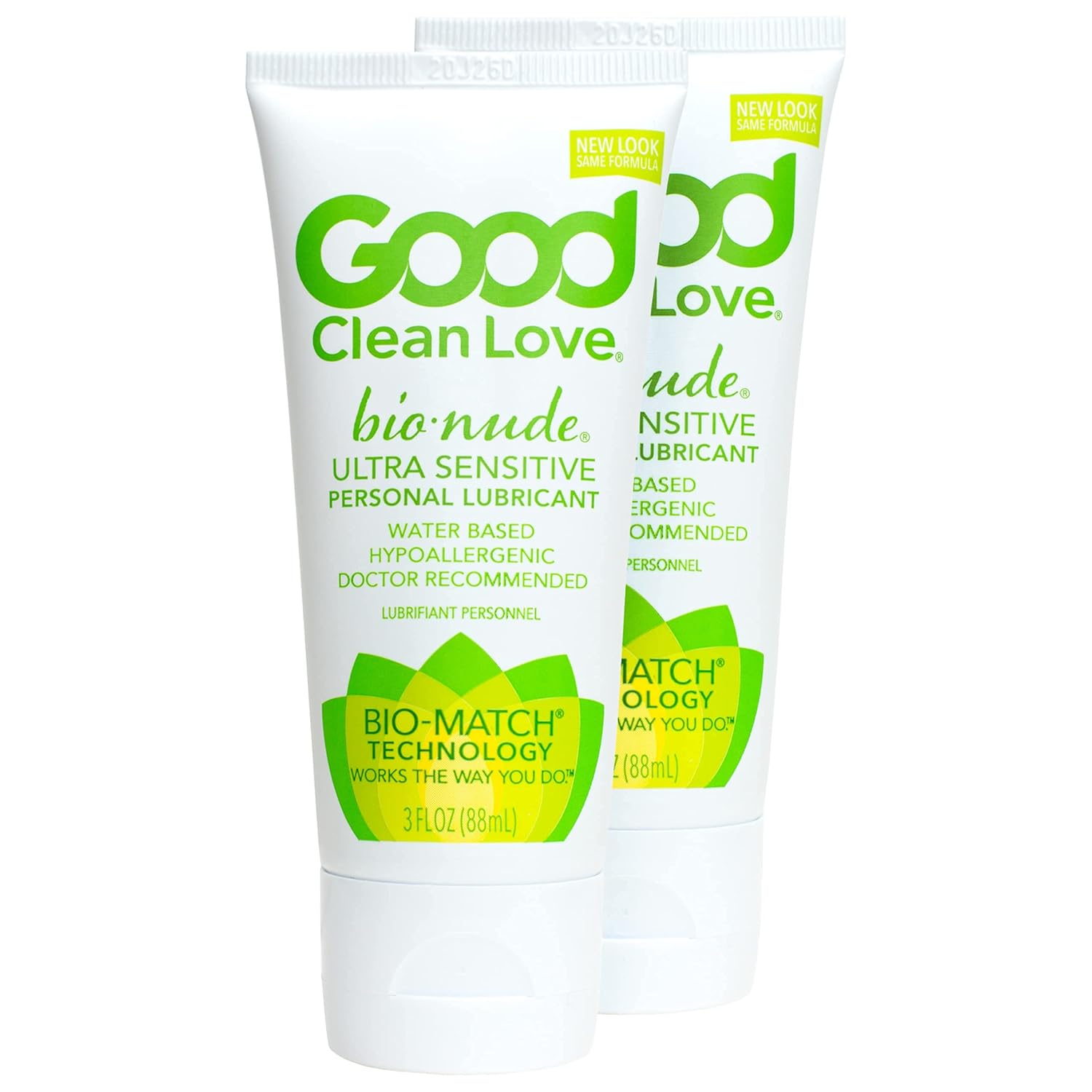 Ultra Sensitive Water-Based Lube 3oz 2-Pack Hypoallergenic