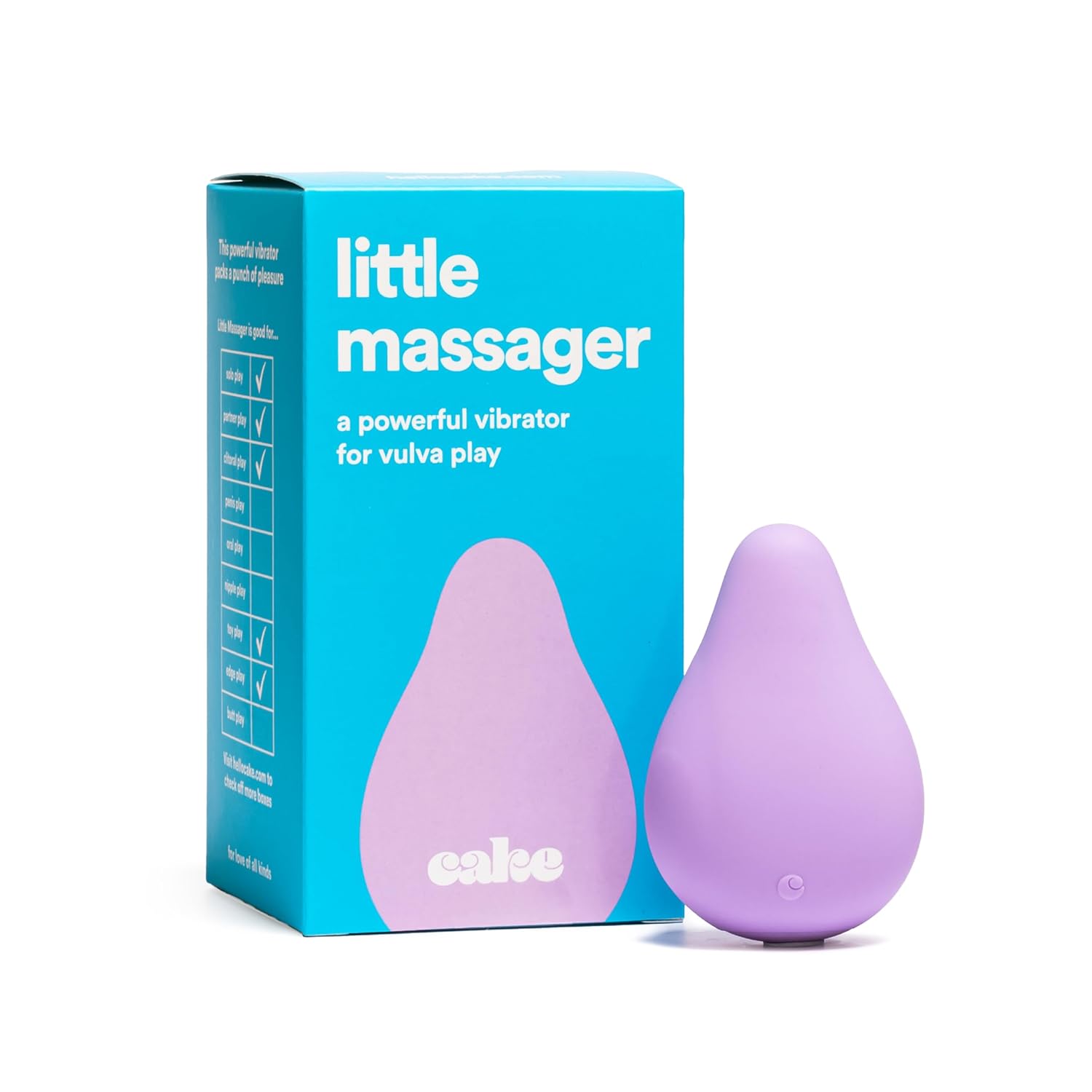 Small Vibrator with 10 Modes, Rechargeable & Shower Ready, 60-Minute Duration