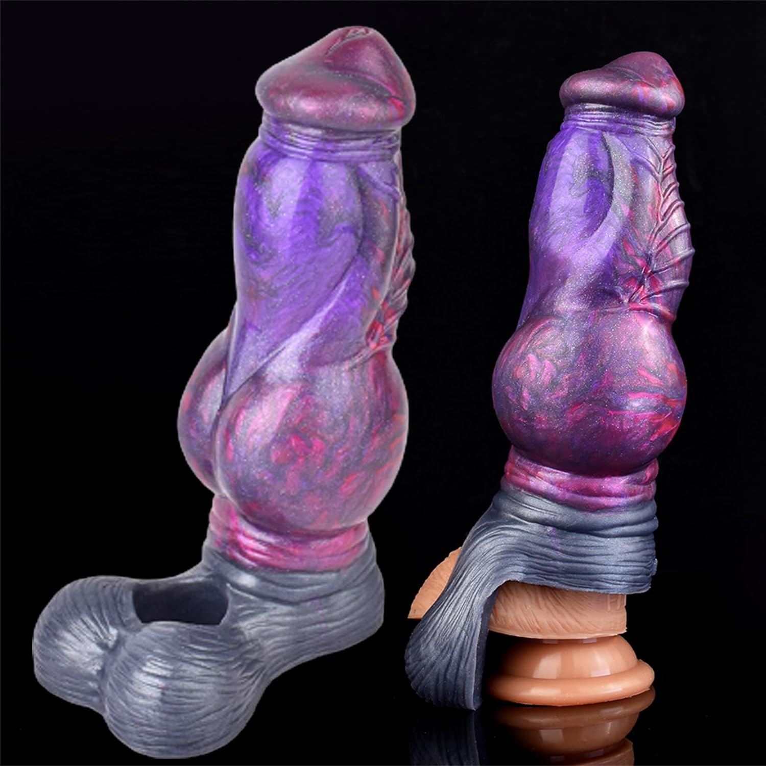 Monster Penis Extender Sleeve With Cock Ring: Male Penis Sleeve