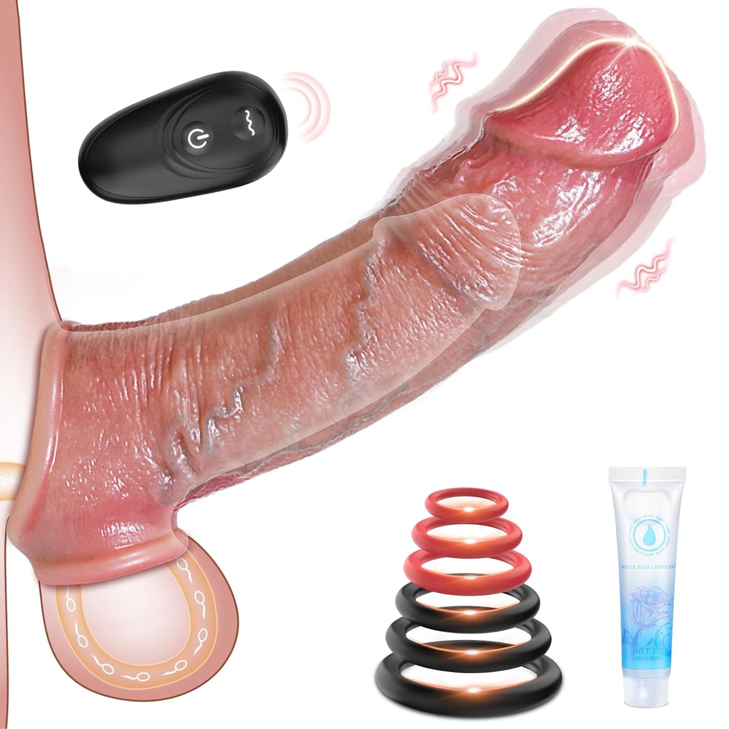 Sex Toys Vibrator Penis Sleeve - Male Sex Toys For Men Penis