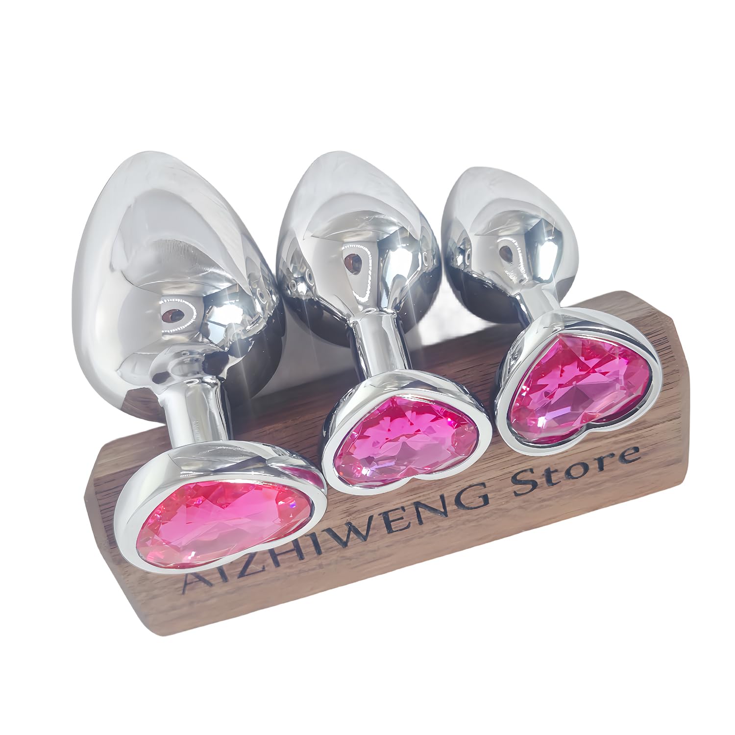 Metal Anal Plug Set, 3Pcs - Sex Toys For Adults, Premium Adult Toys