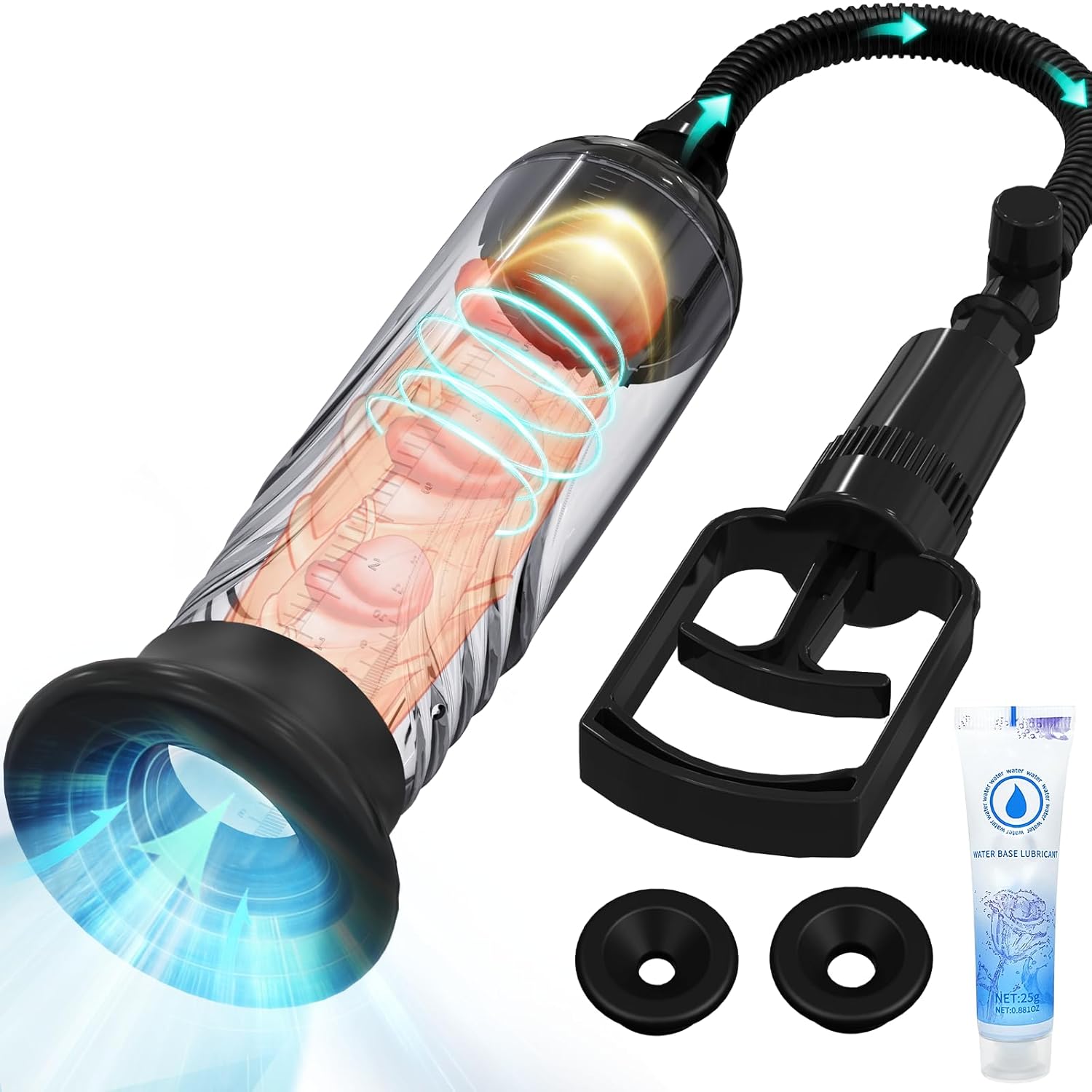 Penis Vacuum Pump, Manual Penis Enlarger Enlargement Extend Pump