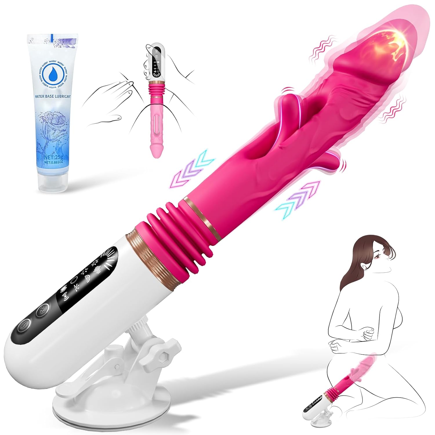 Adult Sex Toys Thrusting Dildo Machine for Couples Automatic Vibrating