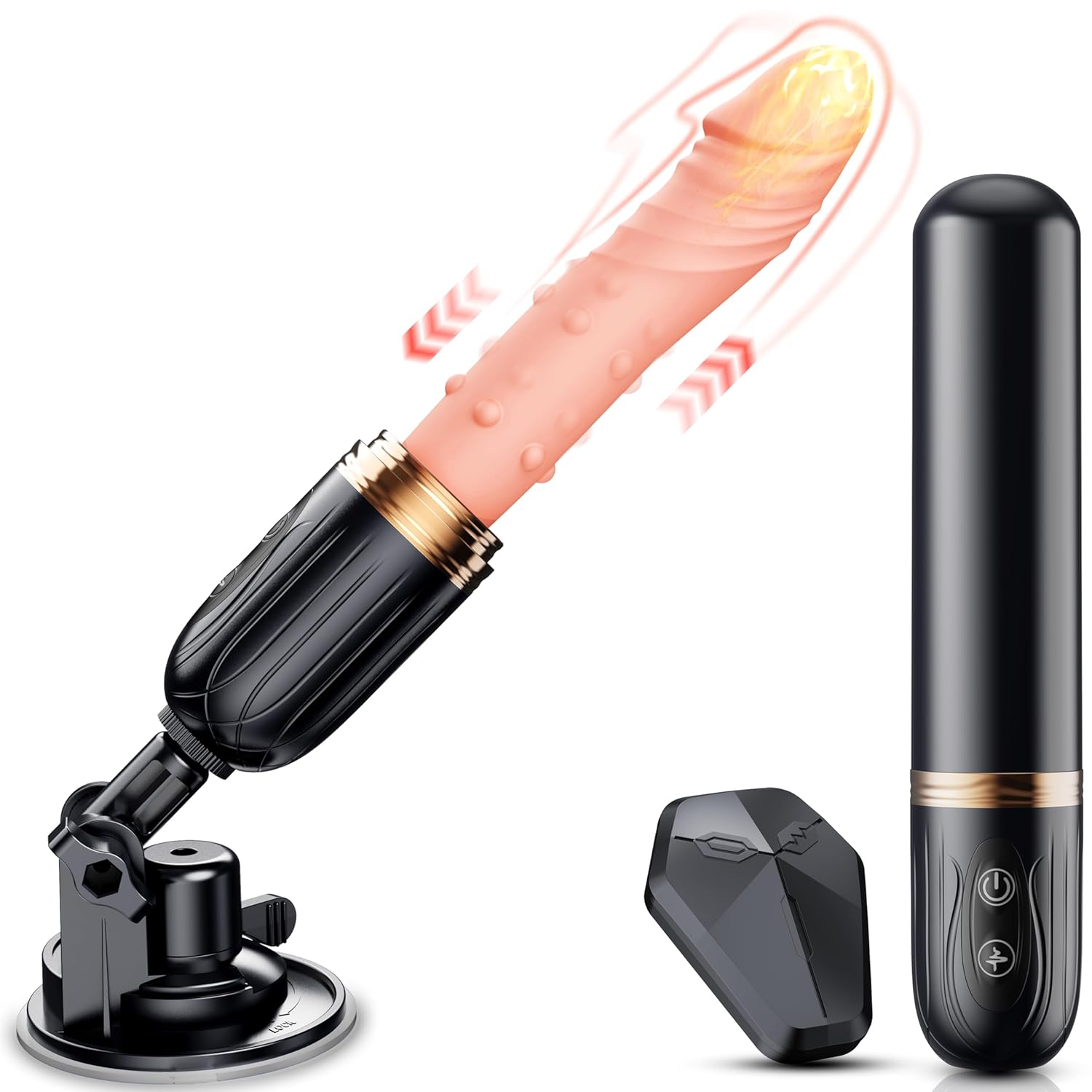 Thrusting Dildo Sex Machine Vibrator Sex Toys, Realistic Suction Cup