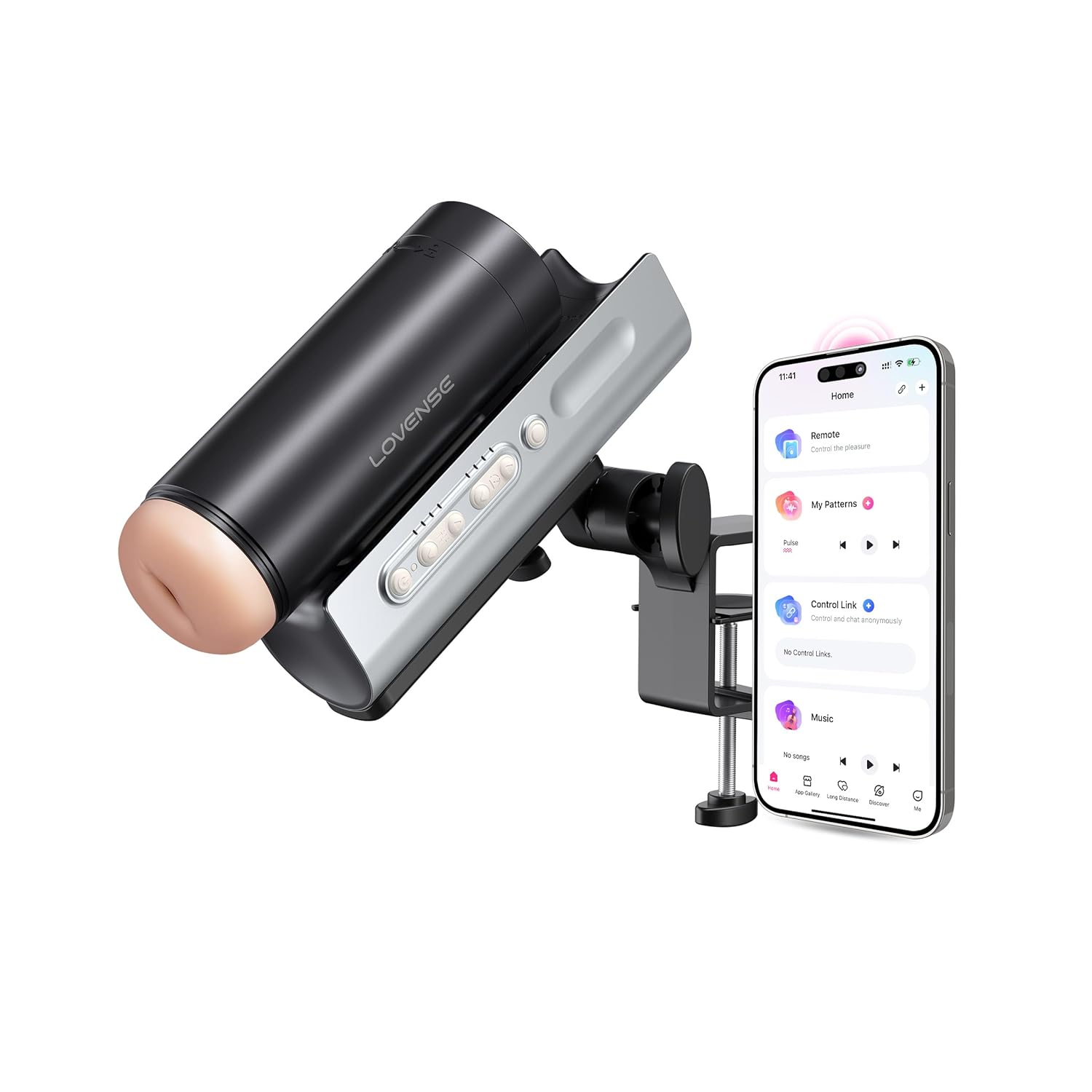 Solace Pro Automatic Male Masturbator App Control and Thrusting Feature