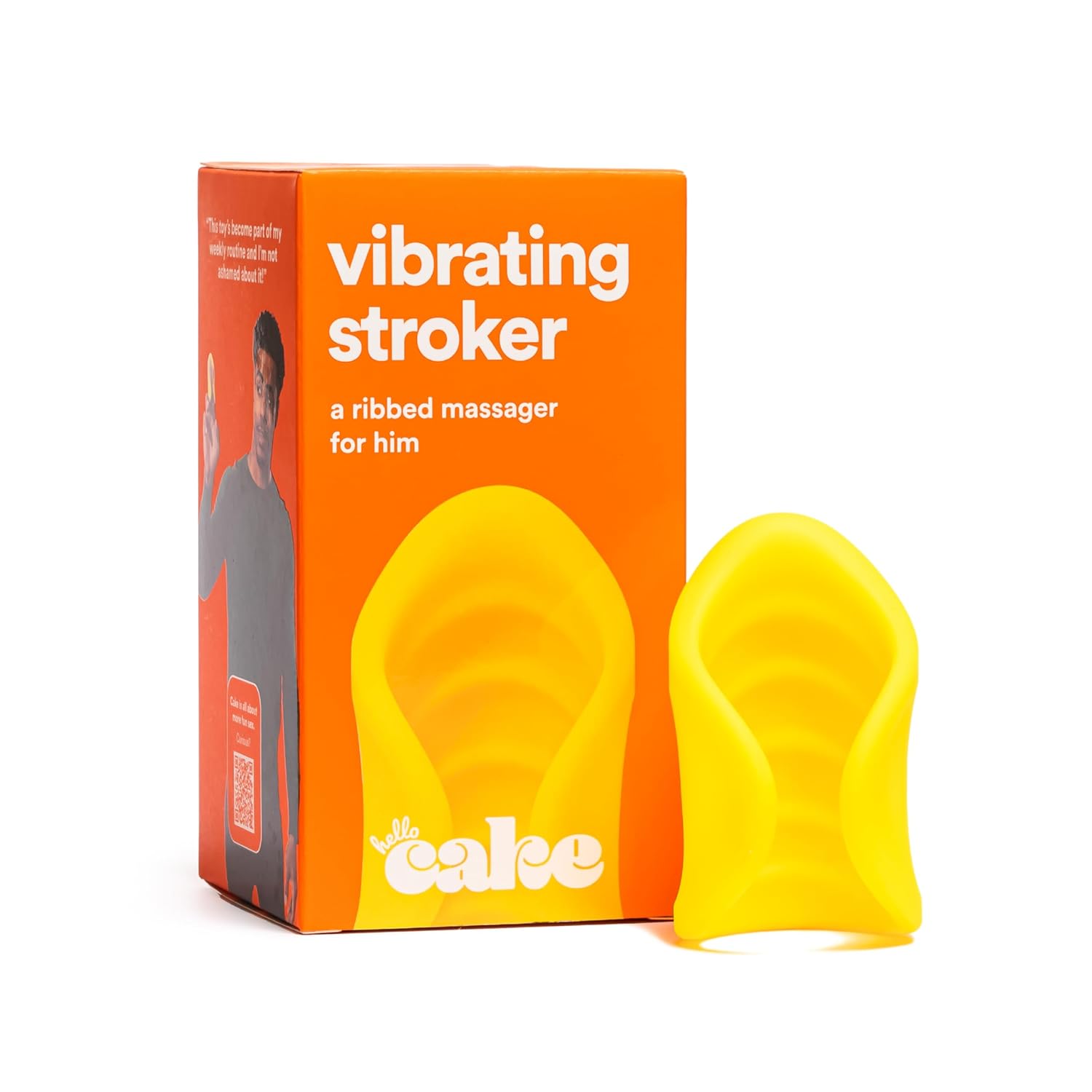 Hello Vibrating Stroker - Rechargeable Vibrator, Sex Toy For Men, Male