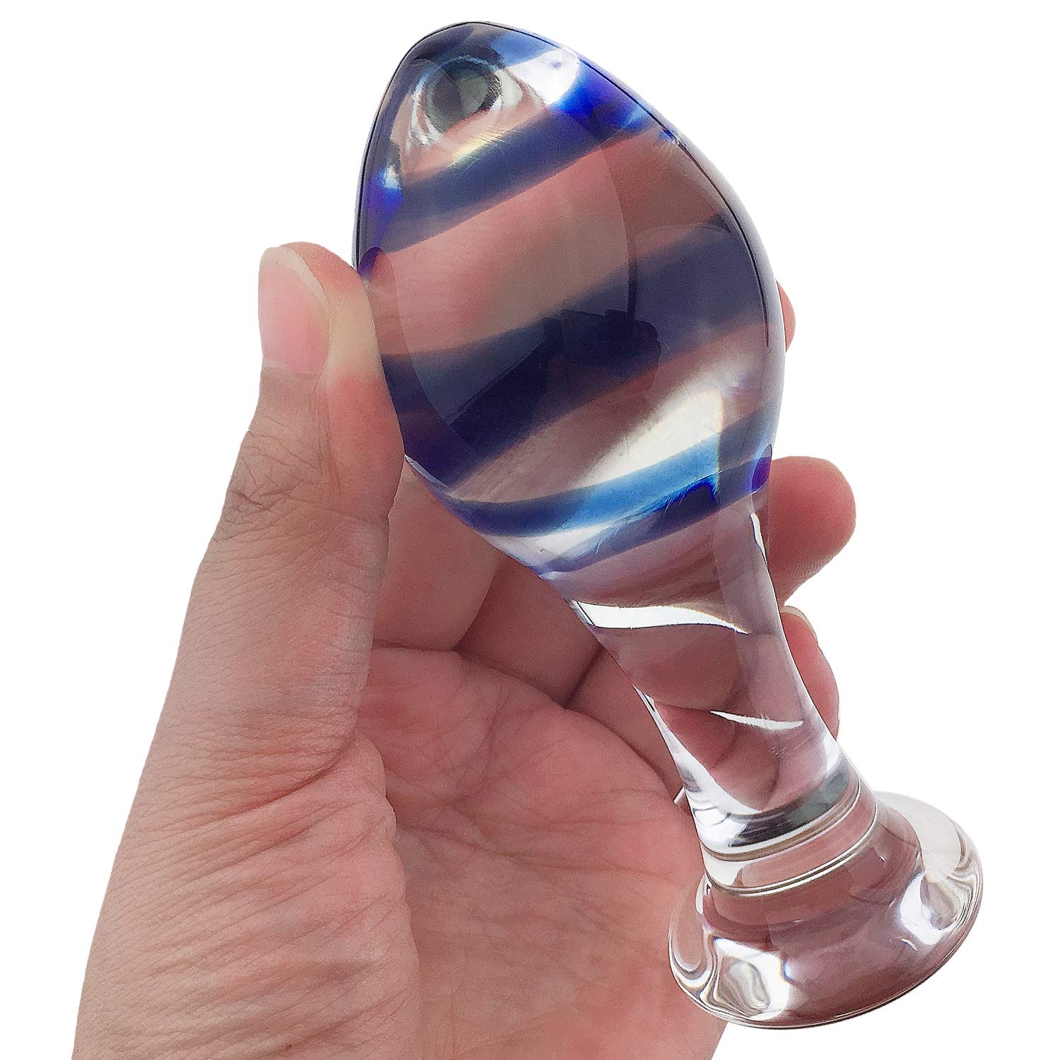Glass Pleasure Wand Crystal Ball Anal Plug Anal Butt Personal Massager