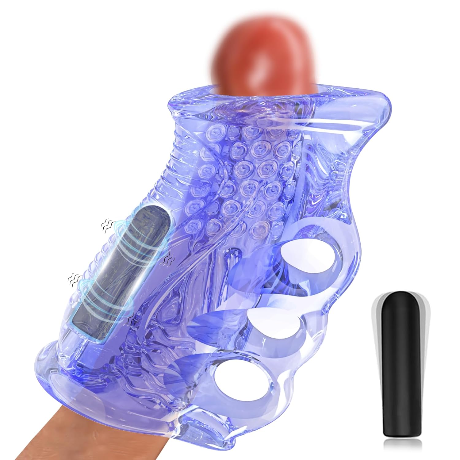 Male Masturbator Sex Toys For Men With Mini Bullet Vibrator